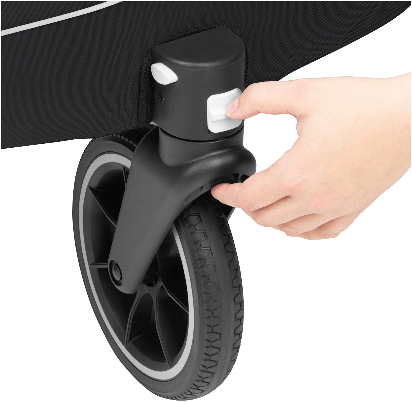 Hauck Fahrradkinderanhänger »2in1 Bike Trailer und Buggy Dryk Duo Plus, black« für 2 Kinder; inklusive Deichsel