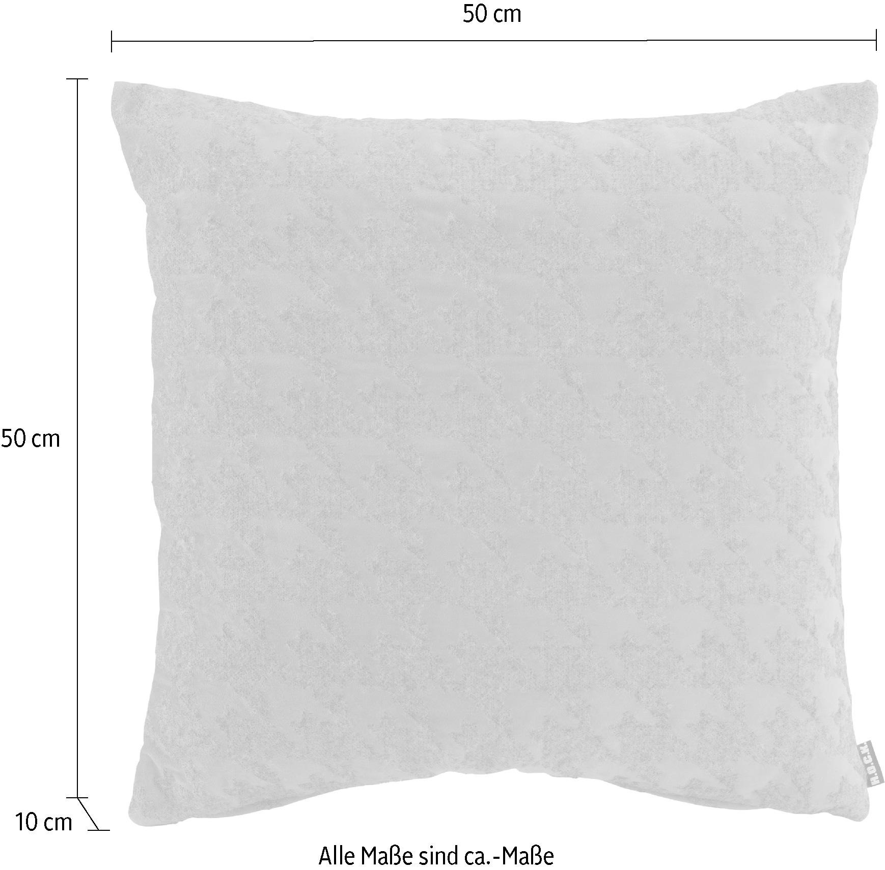 H.O.C.K. Dekokissen »Puno« mit rosa Muster, Kissenhülle mit Füllung, 1 Stück