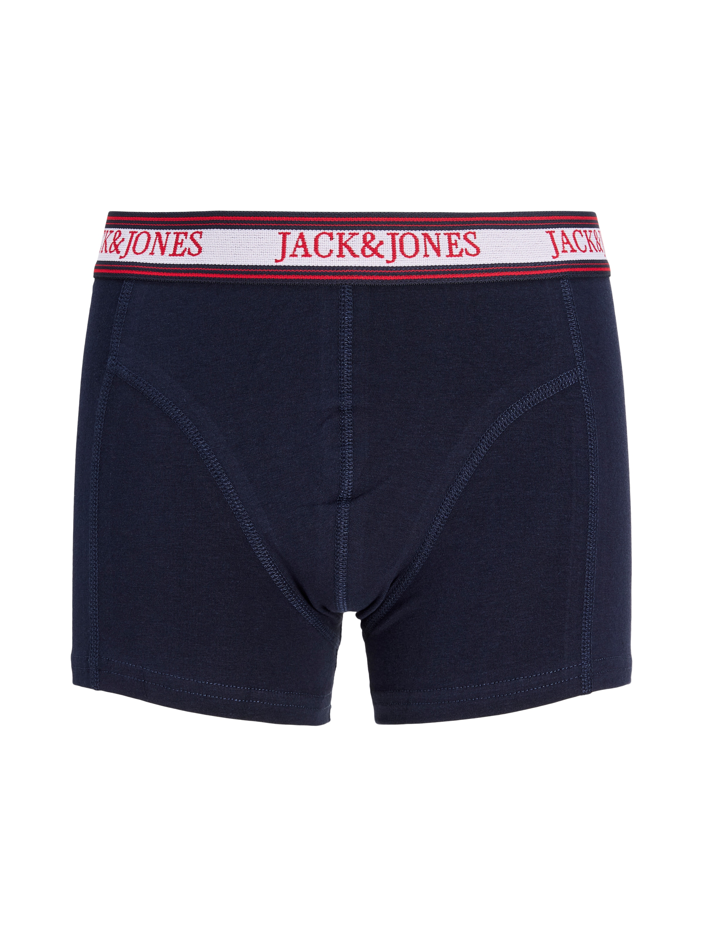 Jack & Jones Junior Tronc »JACFAZE SOLID TRUNKS 5 PACK JNR BTS« Paquet, 5 cuis mélange de coton, bord élastique,