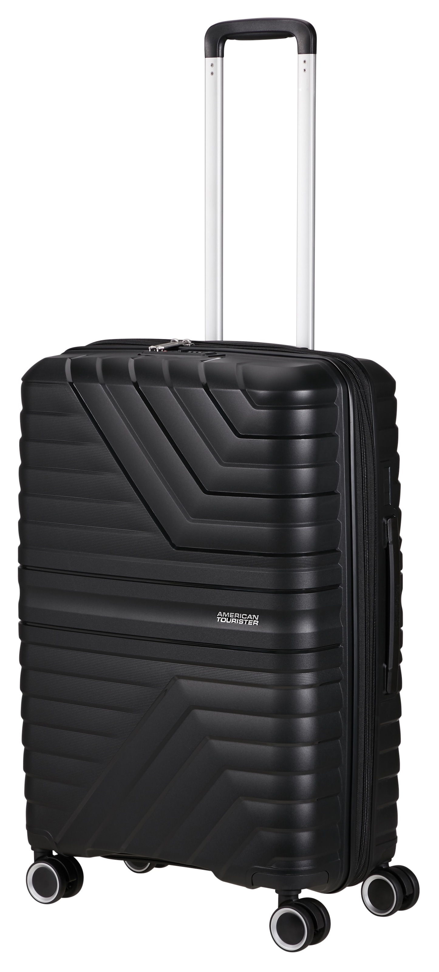 American Tourister® Trolley à coque dure »FLYTWIST, verschiedene Grössen und Farben« 63 litre 4 Rollen valise rigide personnalisable avec extension de volume