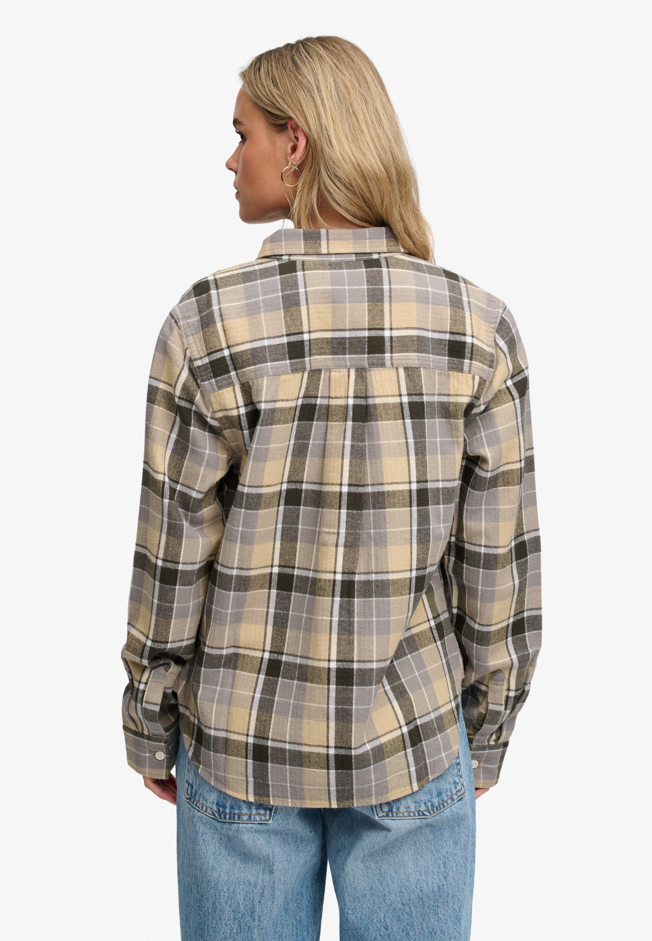 Superdry Blouse à carreaux »LUMBERJACK CHECK FLANNEL SHIRT« coton, coupe décontractée, en flanelle douce