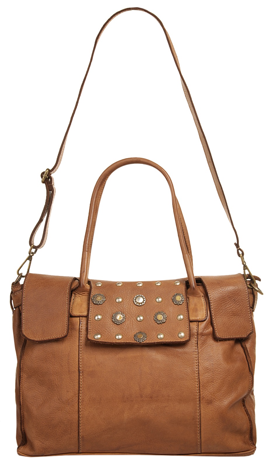 Samantha Look Shopper echt Leder, Made in Italy