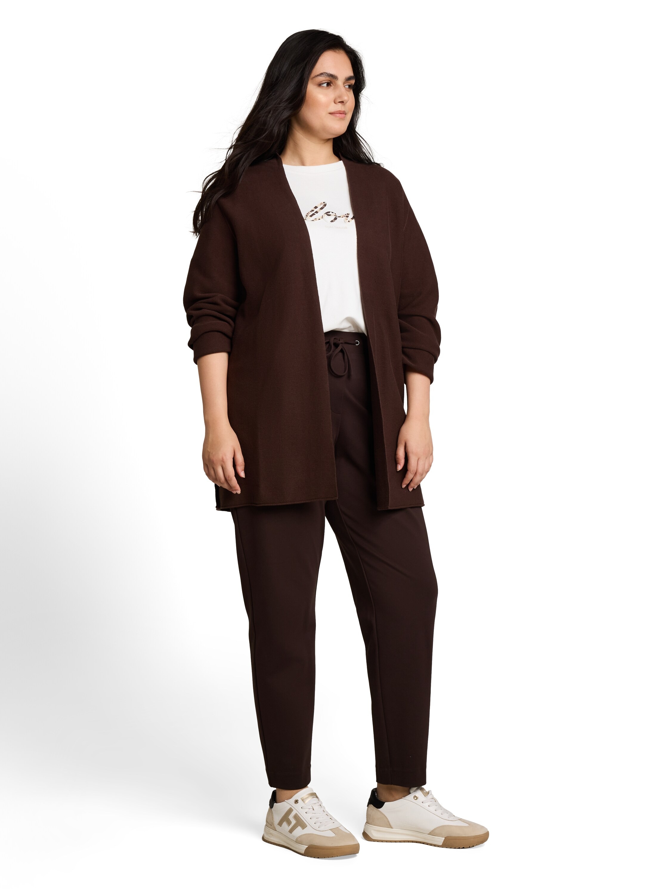 TOM TAILOR PLUS Strickjacke ohne Verschluss / Grosse Grössen