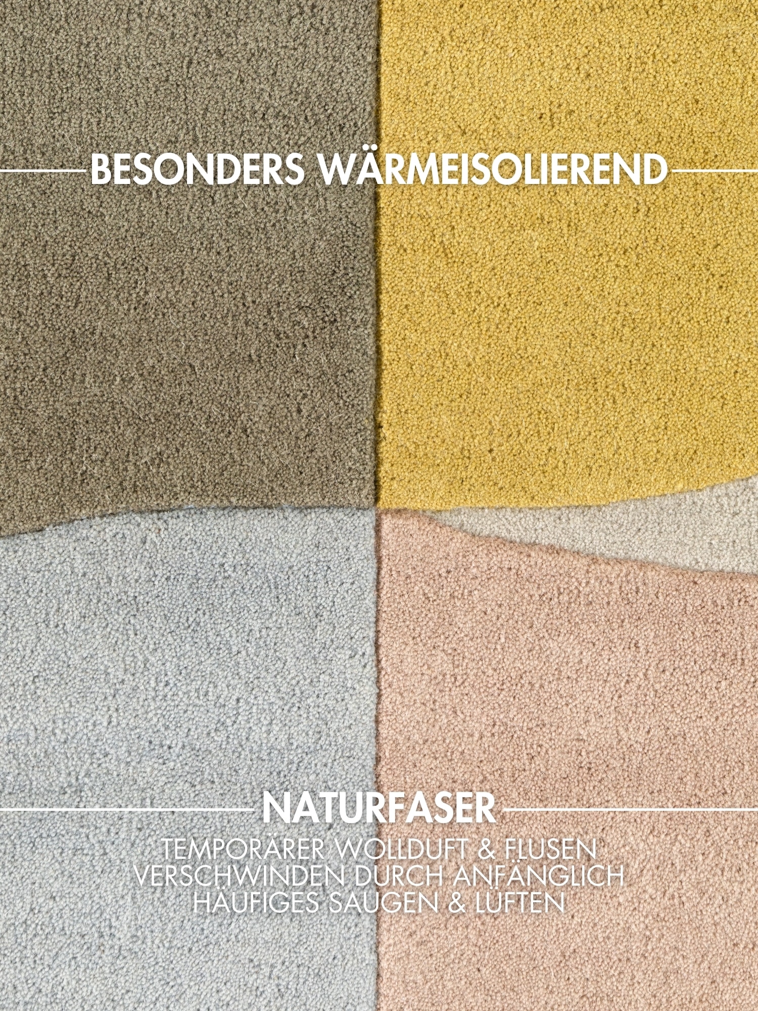 Ted Baker Tapis en laine »Savile« Rectangulaire 17 mm Höhe Laine, tapis naturel, fait main, salon, chambre à coucher, coloré