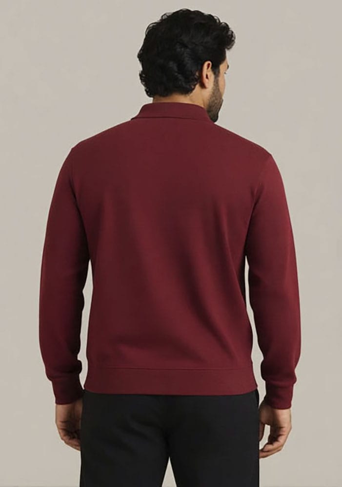 Man's World Plus Poloshirt »auch in Grosse Grössen bis Gr. 7XL Bauch-Fit« mit Langarm, klassischer Polokragen, mit Knopfleiste am Ausschnitt