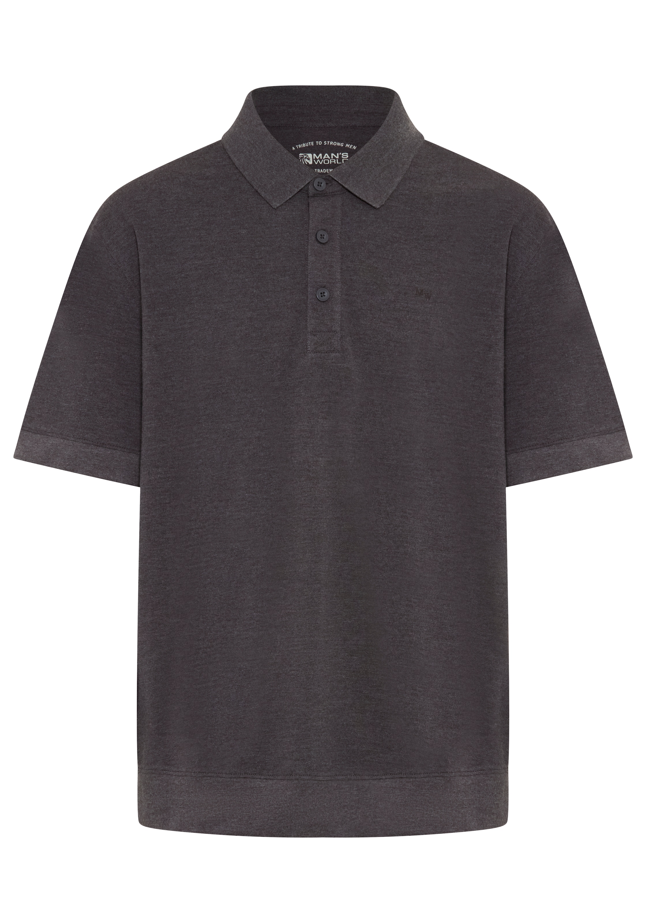 Man's World Plus Poloshirt »auch in Grosse Grössen bis Gr. 7XL Bauch-Fit« Regular Fit Passform, Kurzarm, unifarben, aus Piqué-Material