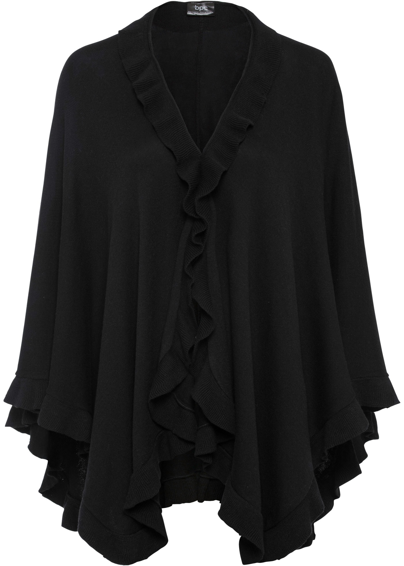 bonprix Poncho en tricot