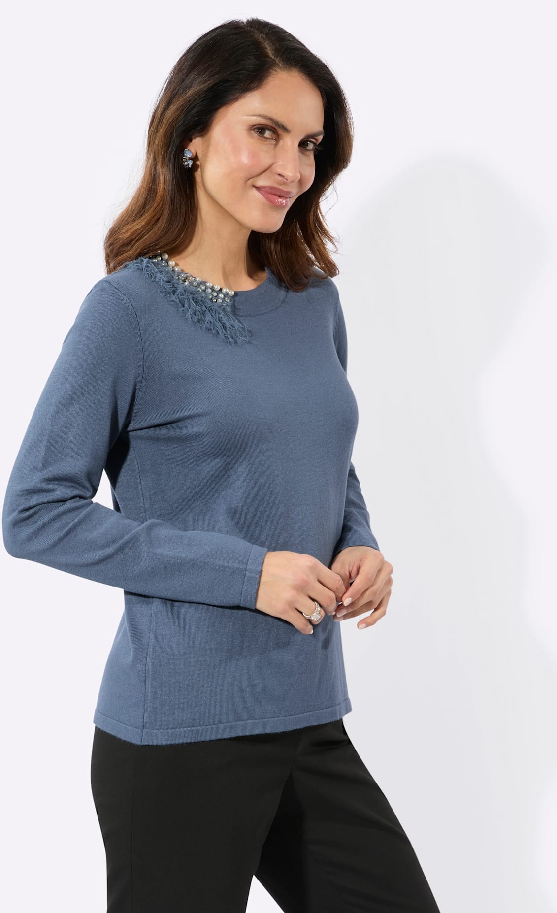   Pull à col rond »Pullover«
