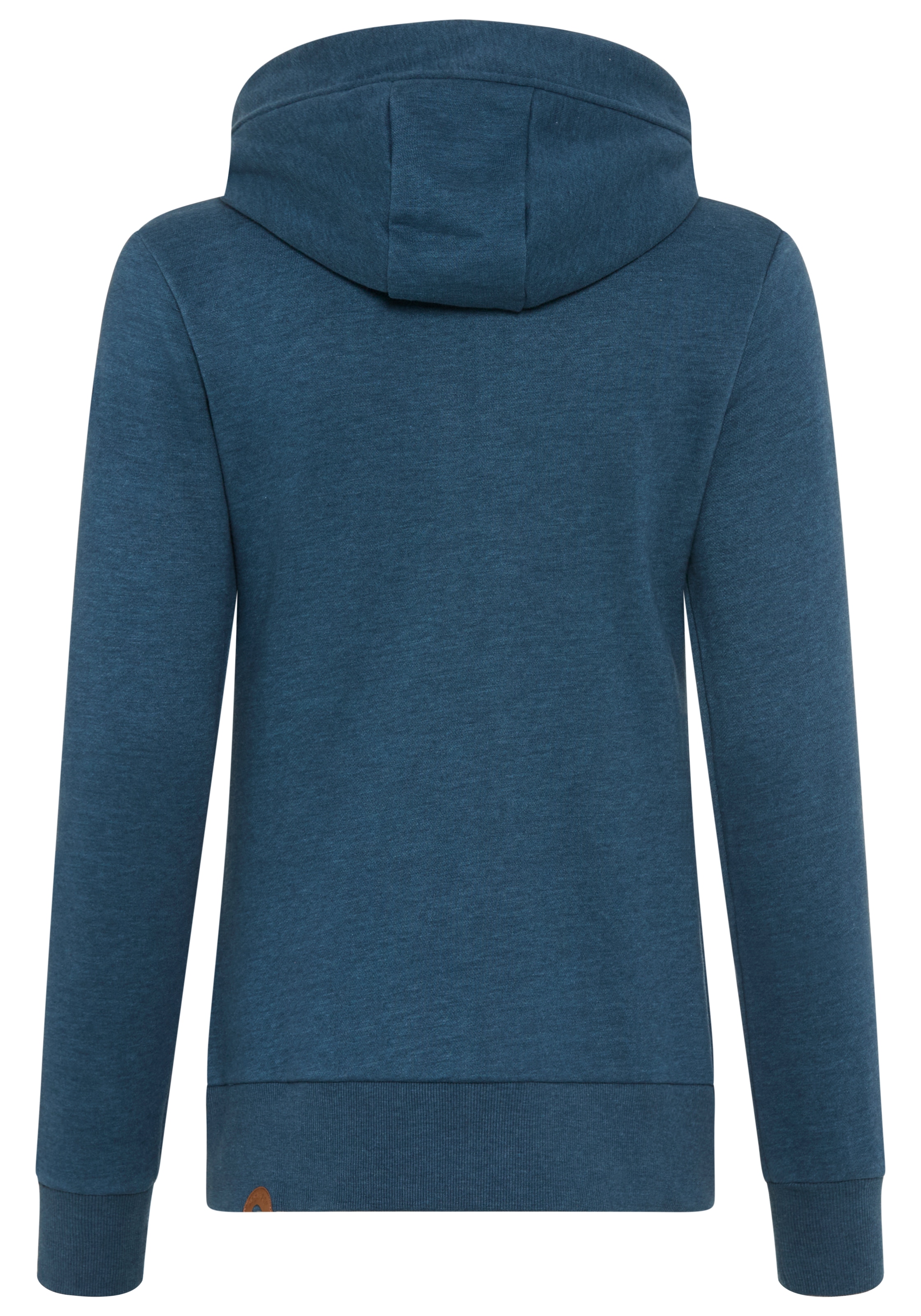 Ragwear Sweat à capuche »NESKIA ZIP A O« avec cordon de serrage et logo sur la manche