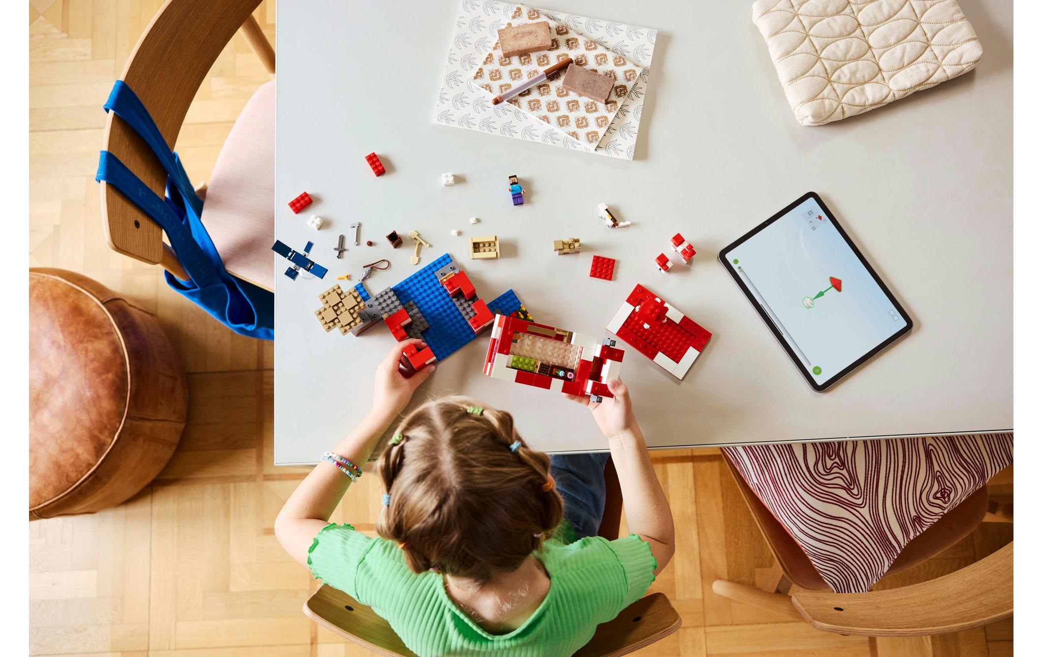 LEGO® Spielbausteine »Minecraft Das Pilzkuh-Haus 21270«