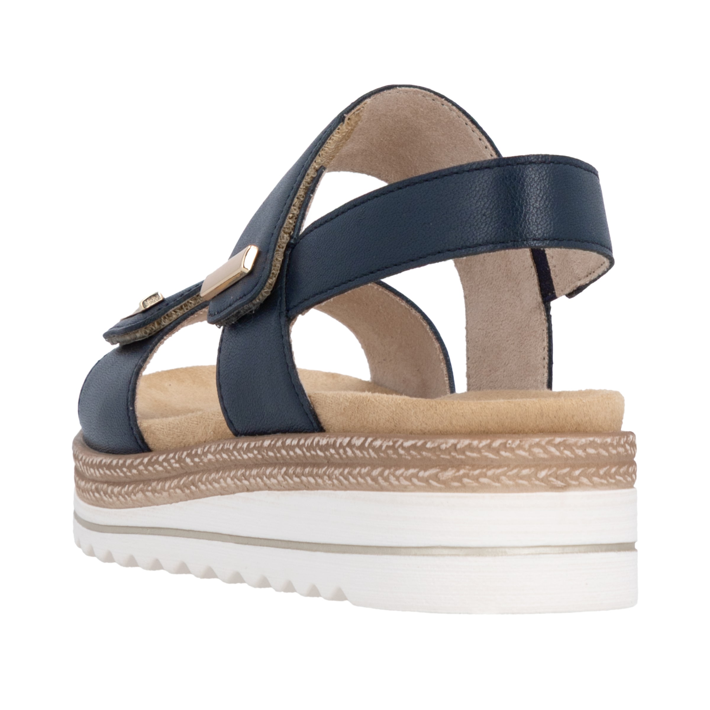 Remonte Sandales compensées  sandale à brides, chaussure confortable avec éléments décoratifs