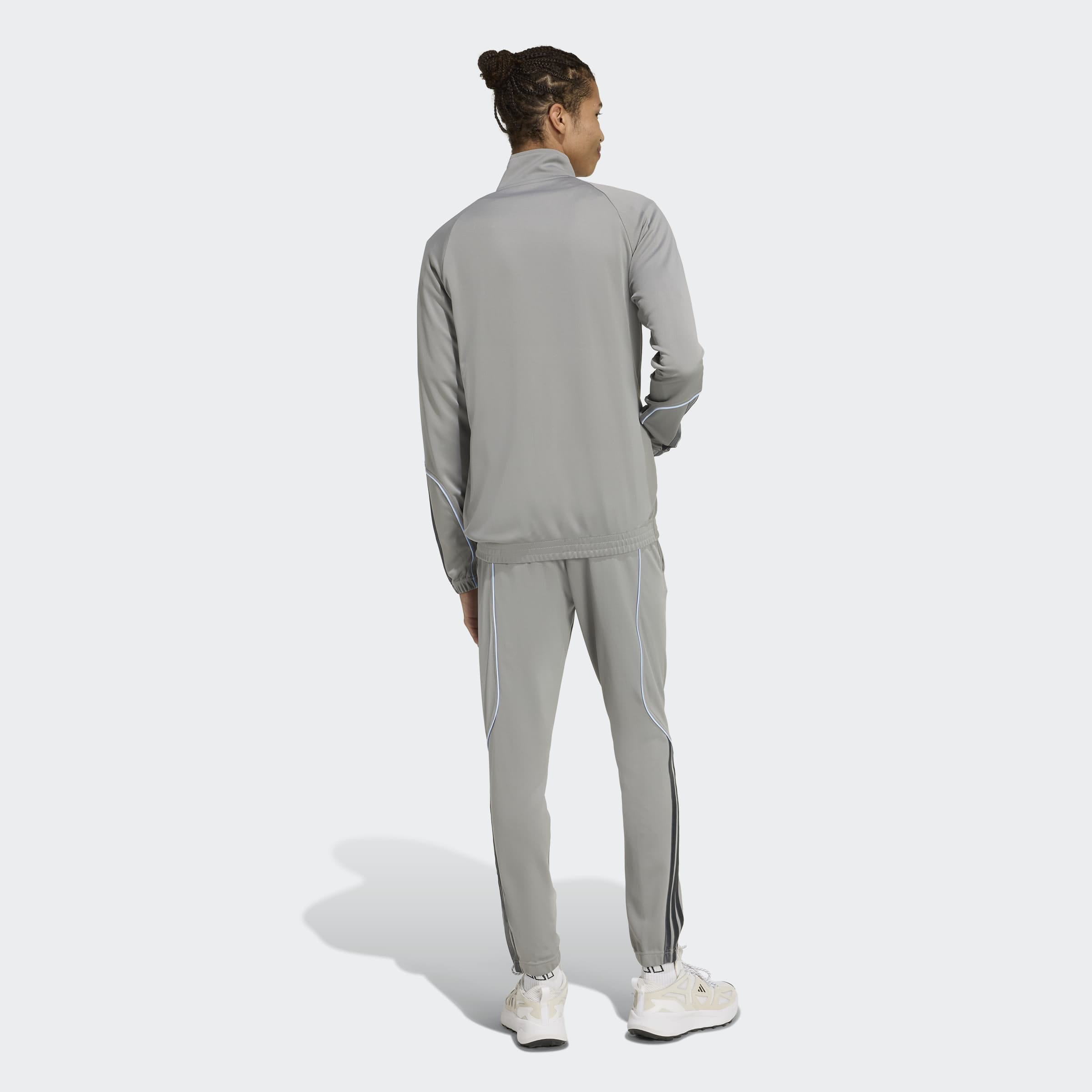 adidas Sportswear Trainingsanzug »STADIUM 3-STREIFEN« 2 tlg. zweiteiliges Set aus Jacke und Hose, aus leichtem Polyester