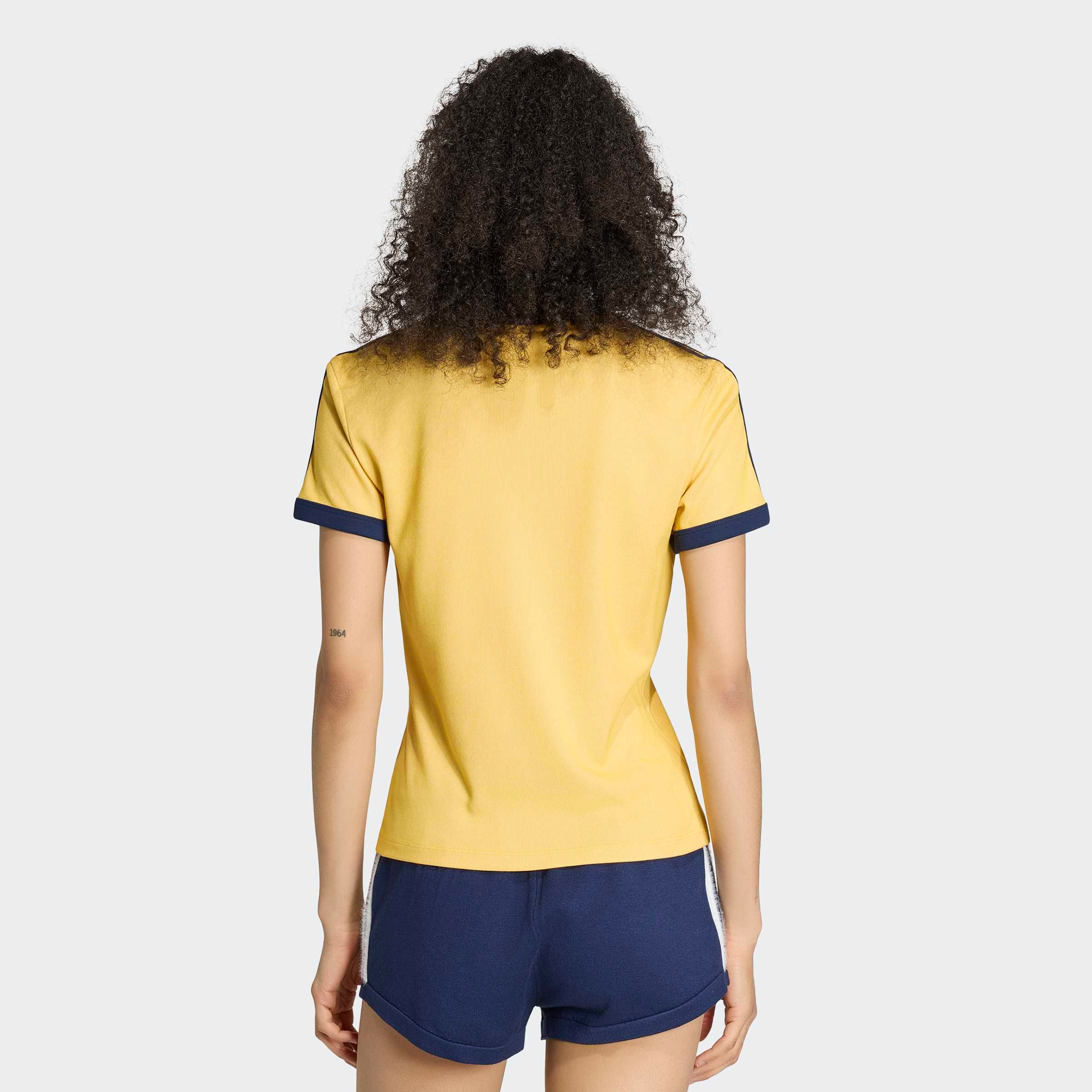 adidas Originals T-shirt »3S CALI TEE« pour adultes, col rond, sans fermeture, en polyester