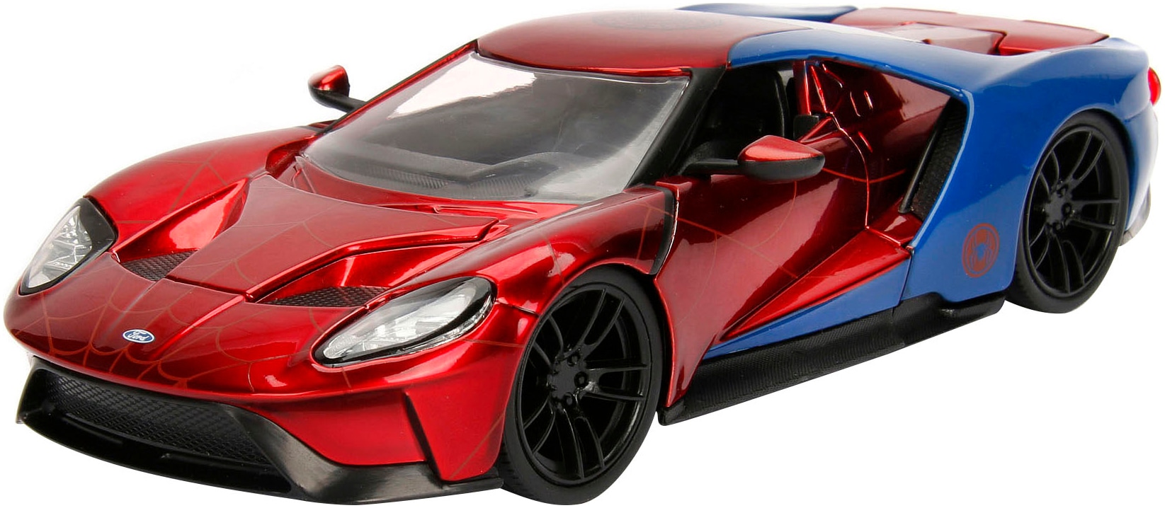 JADA Voiture-jouet »Marvel Spiderman 2017 Ford GT 1:24«