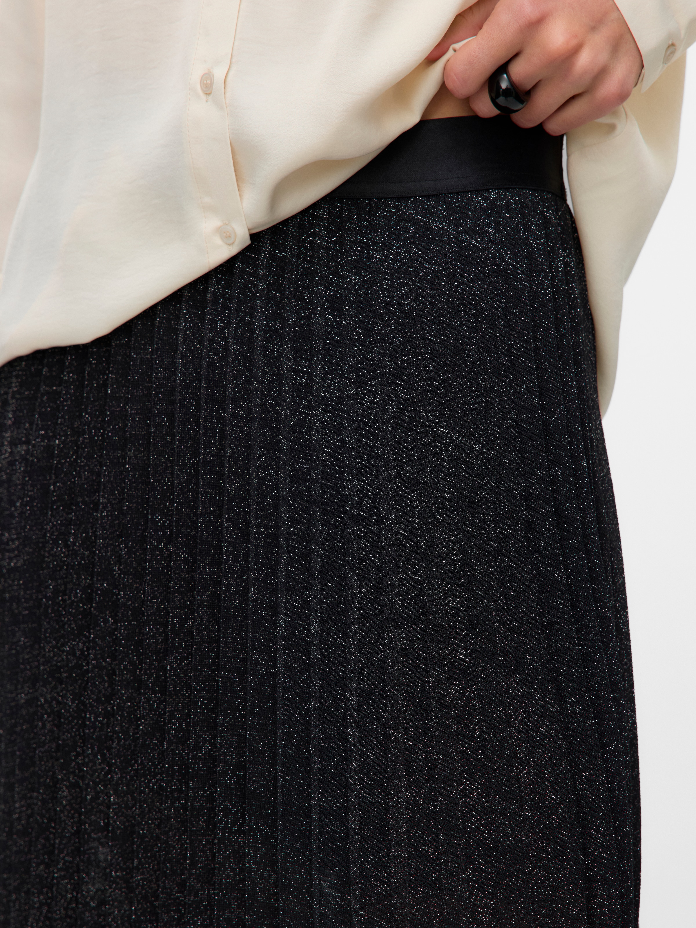 Vero Moda Jupe plissée »VMHENLEY MW 7/8 SKIRT JRS BTQ«