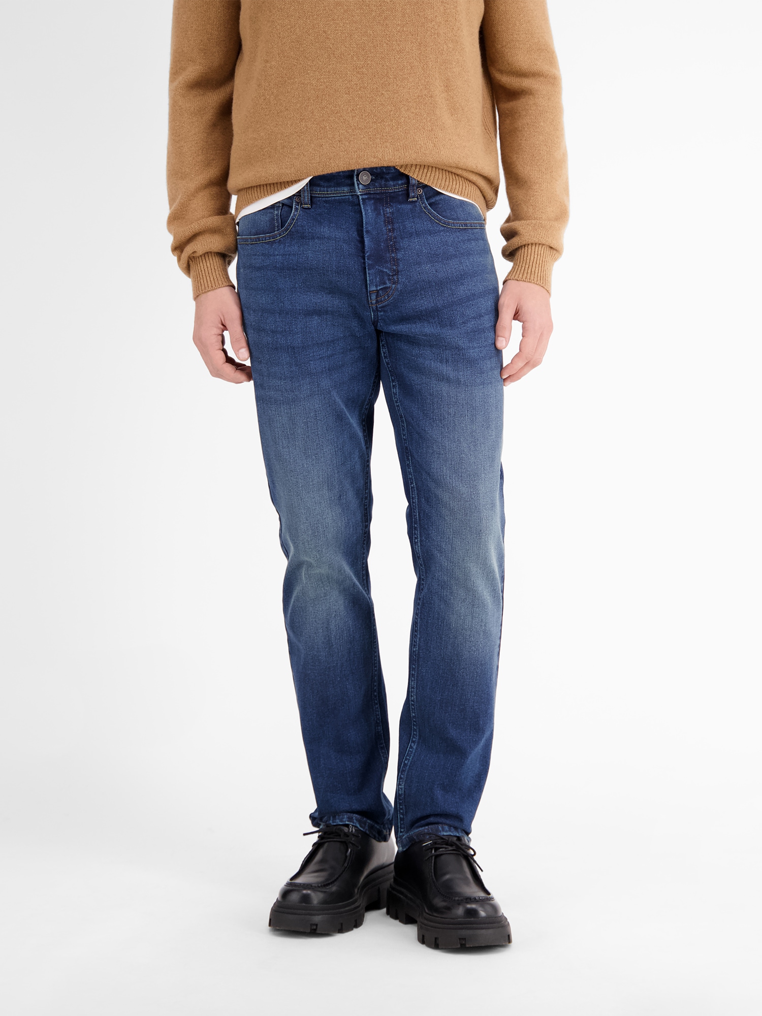 LERROS Jeans Relax-fit »Baxter Relaxed Fit Jeans – Bequemer Stretch 5‑Pocket Denim« Bequeme Stretch-Jeans - pflegeleicht, ideal für Alltag & Freizeit