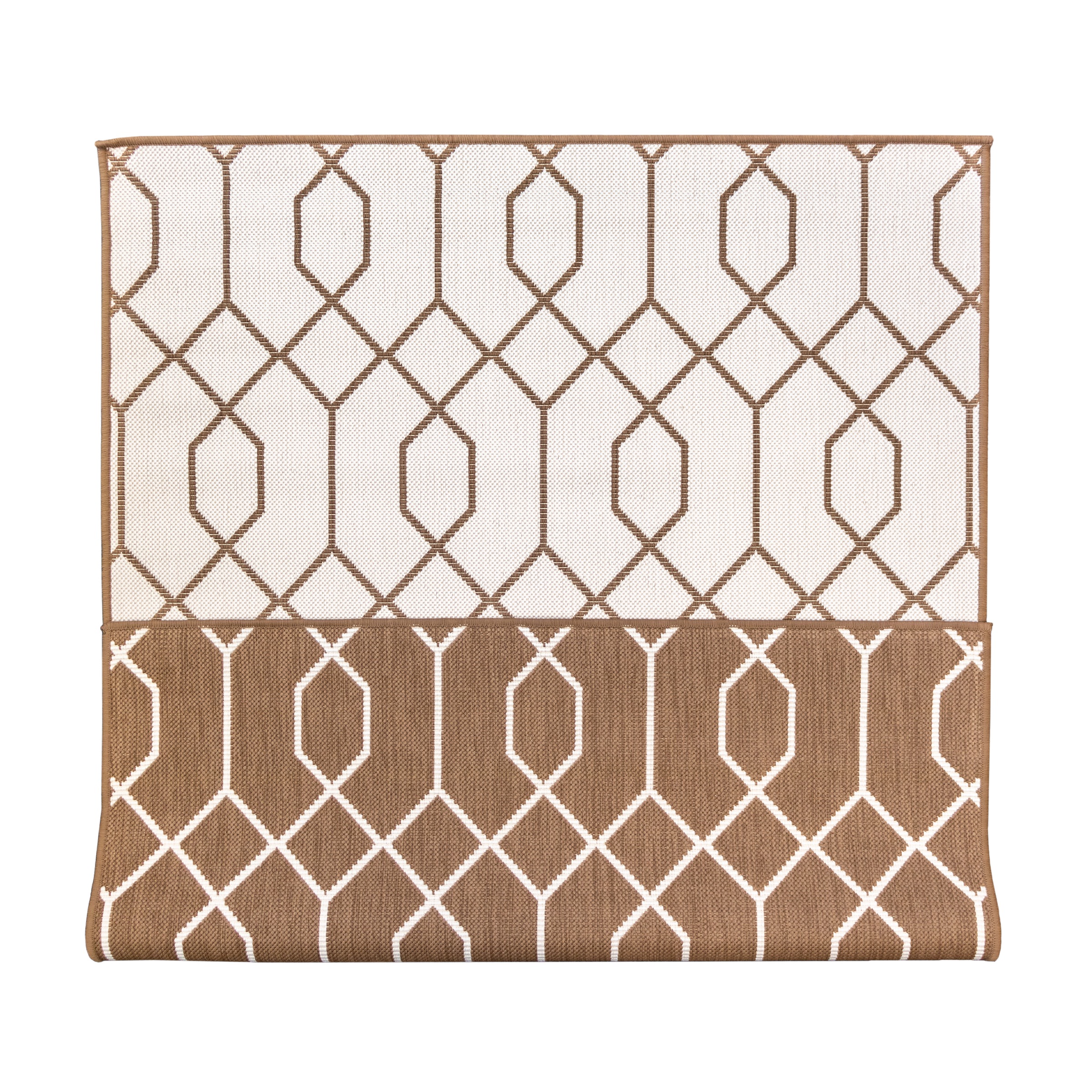 Primaflor-Ideen in Textil Teppich »Outdoorteppich REVERSO - Geo River« rechteckig 5 mm Höhe Wendeteppich, modernes Design, In- und Outdoor geeignet, wasserfest