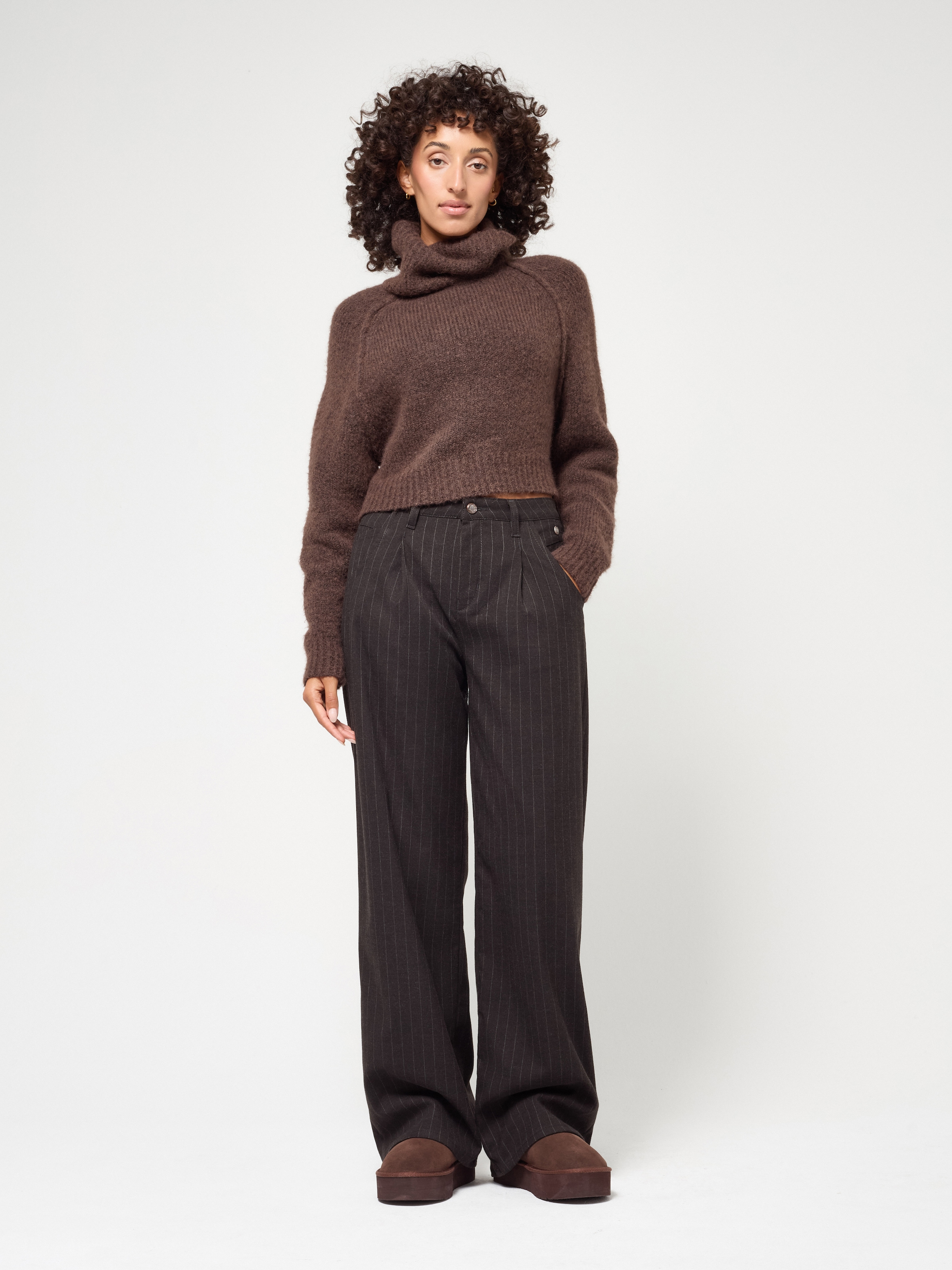 GANG Pantalon à pinces »94SILVIA WIDE«  taille haute