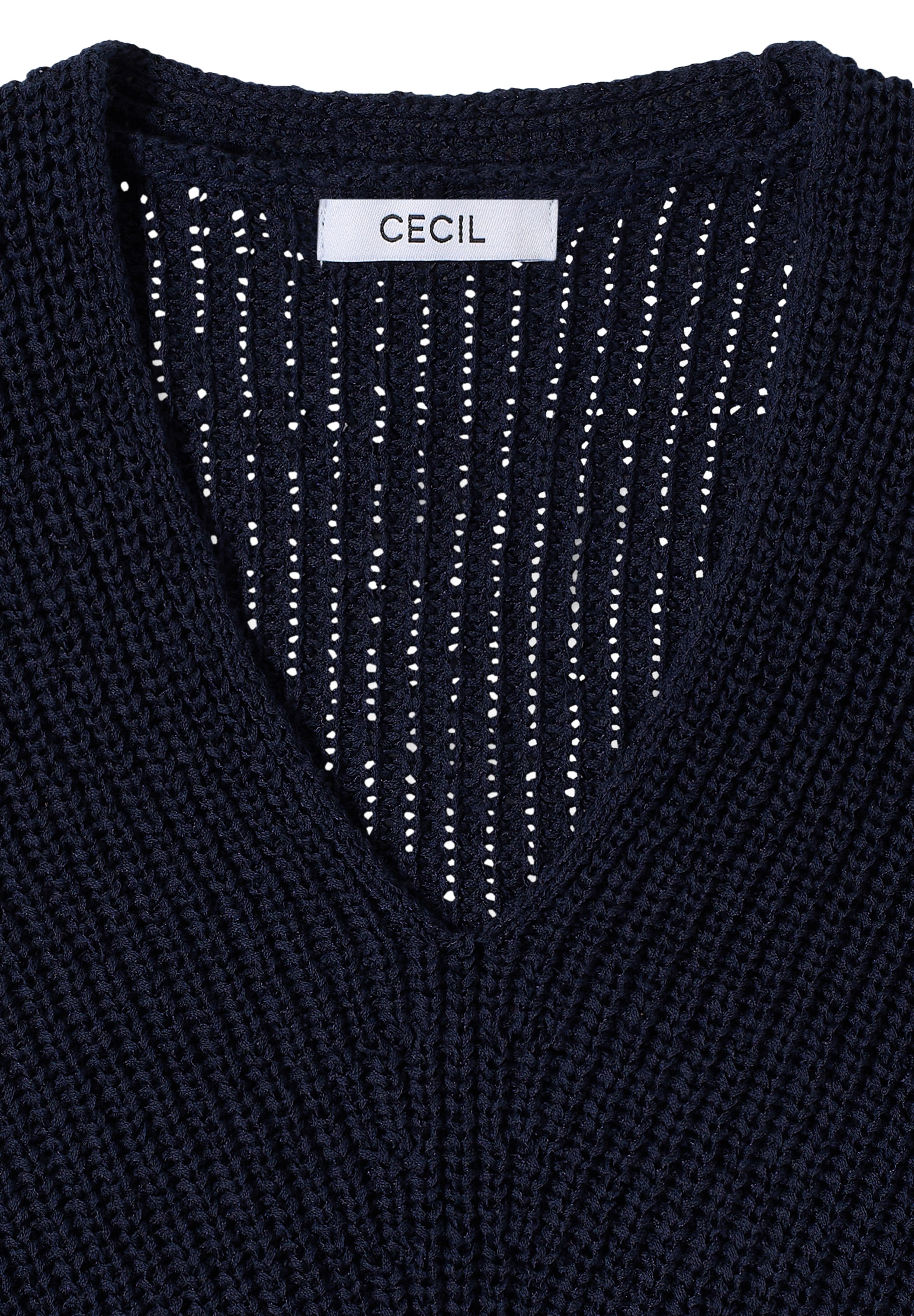 Cecil Pull en tricot mit V-Auschnitt