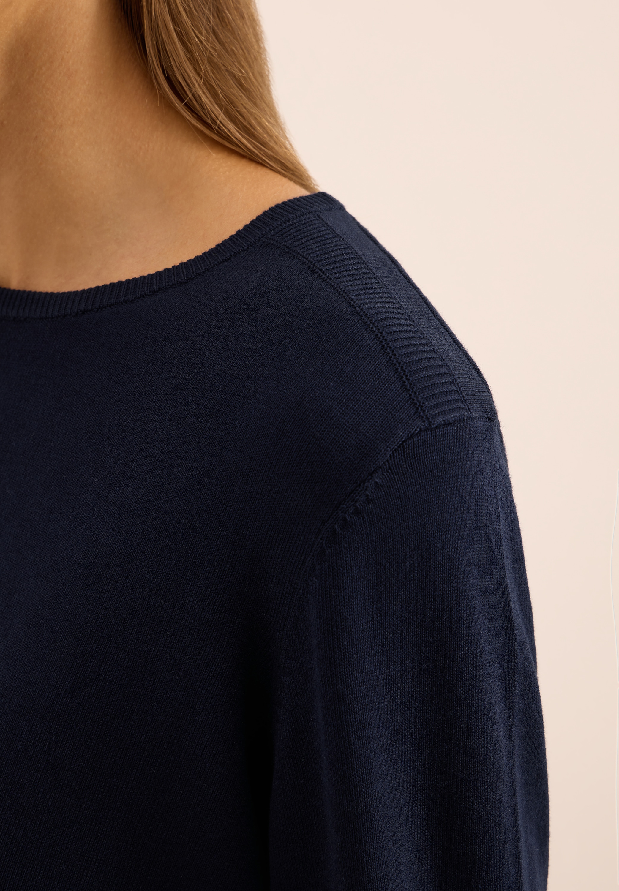 Cecil Pull en tricot mit feinem Detail an der Schulter und Viskose-Anteil