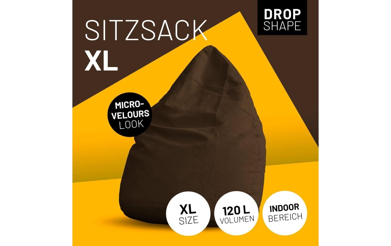 Lumaland Pouf »Lumaland Sitzsack In-& Outdoor 120 l «