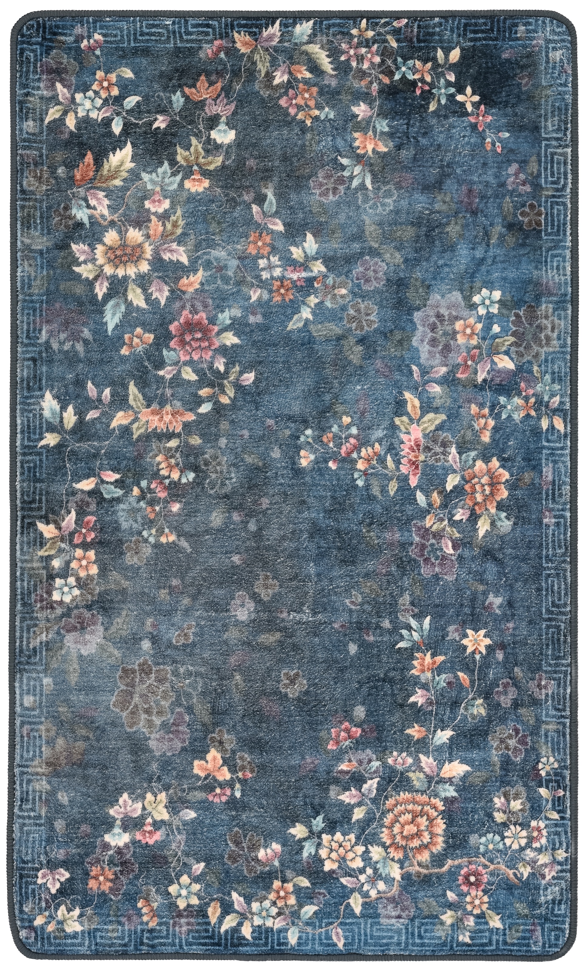 Gino Falcone Tapis de bain »Aquata GF-165, Badvorleger, Badezimmer Teppich« Höhe 5 mm Badteppich, bedruckt, Blumen Design, rechteckig