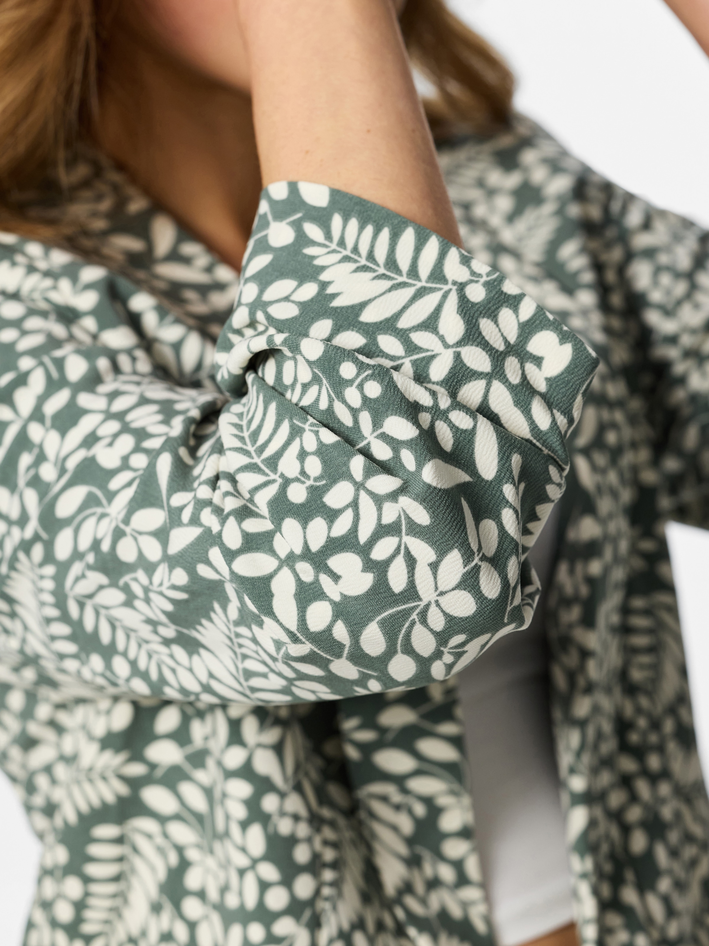 pieces Blazer chemisier »PCBOSELLA 3/4 PRINTED BLAZER NOOS« avec manches 3/4