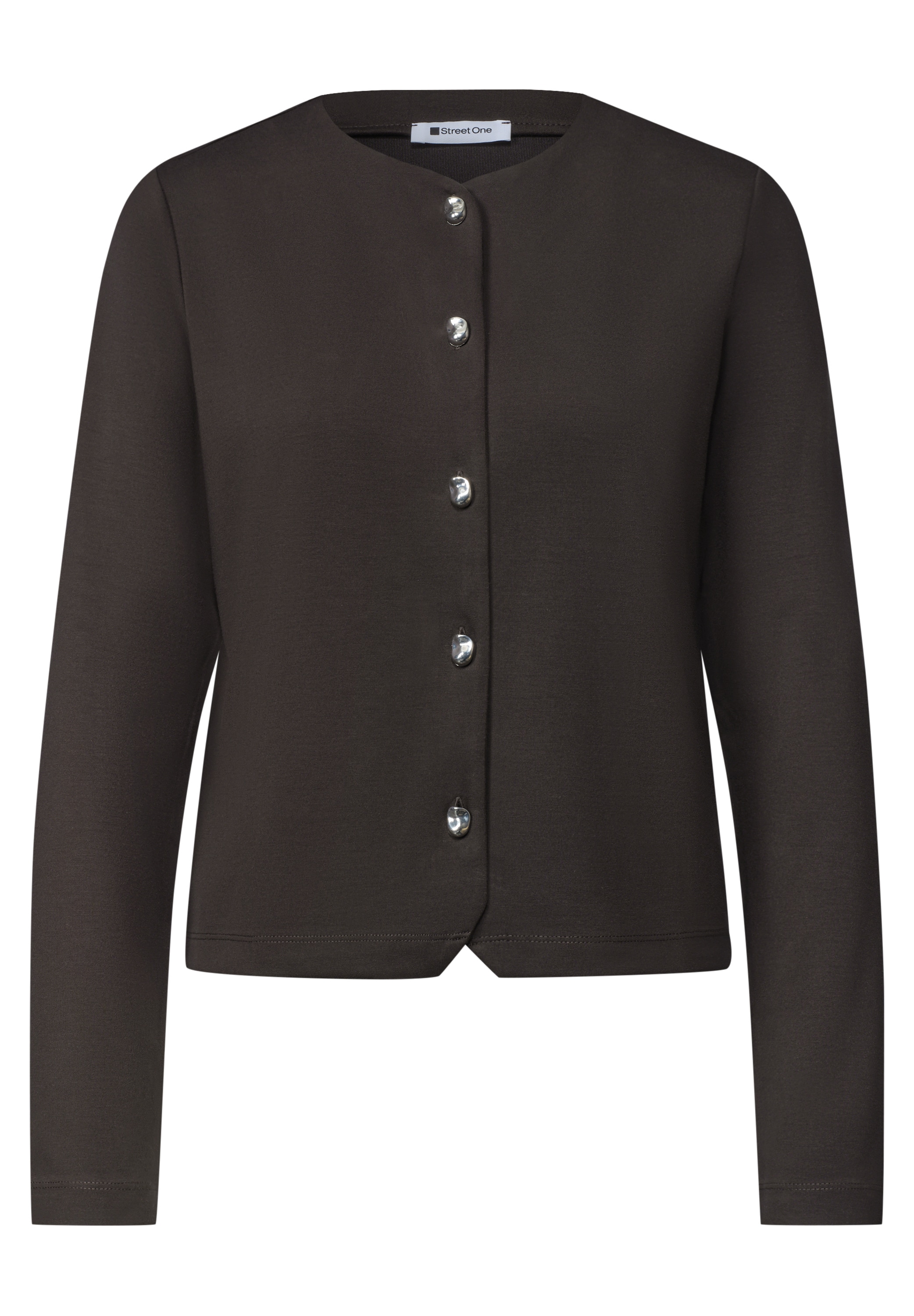 STREET ONE Veste chemise Veste effet tricot / cardigan / boutons décoratifs