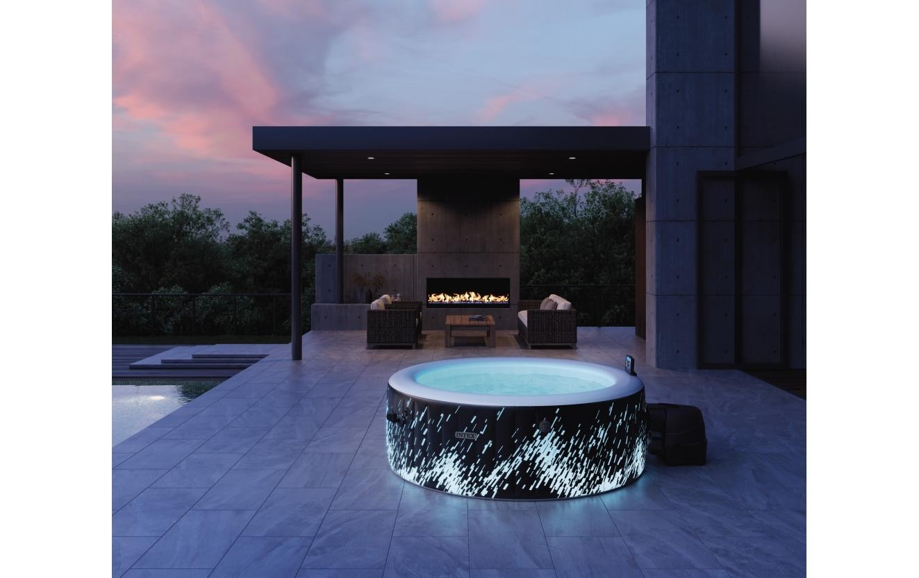 Intex Jacuzzi »4-Personen Round Bubble Spa Set Ø 196«