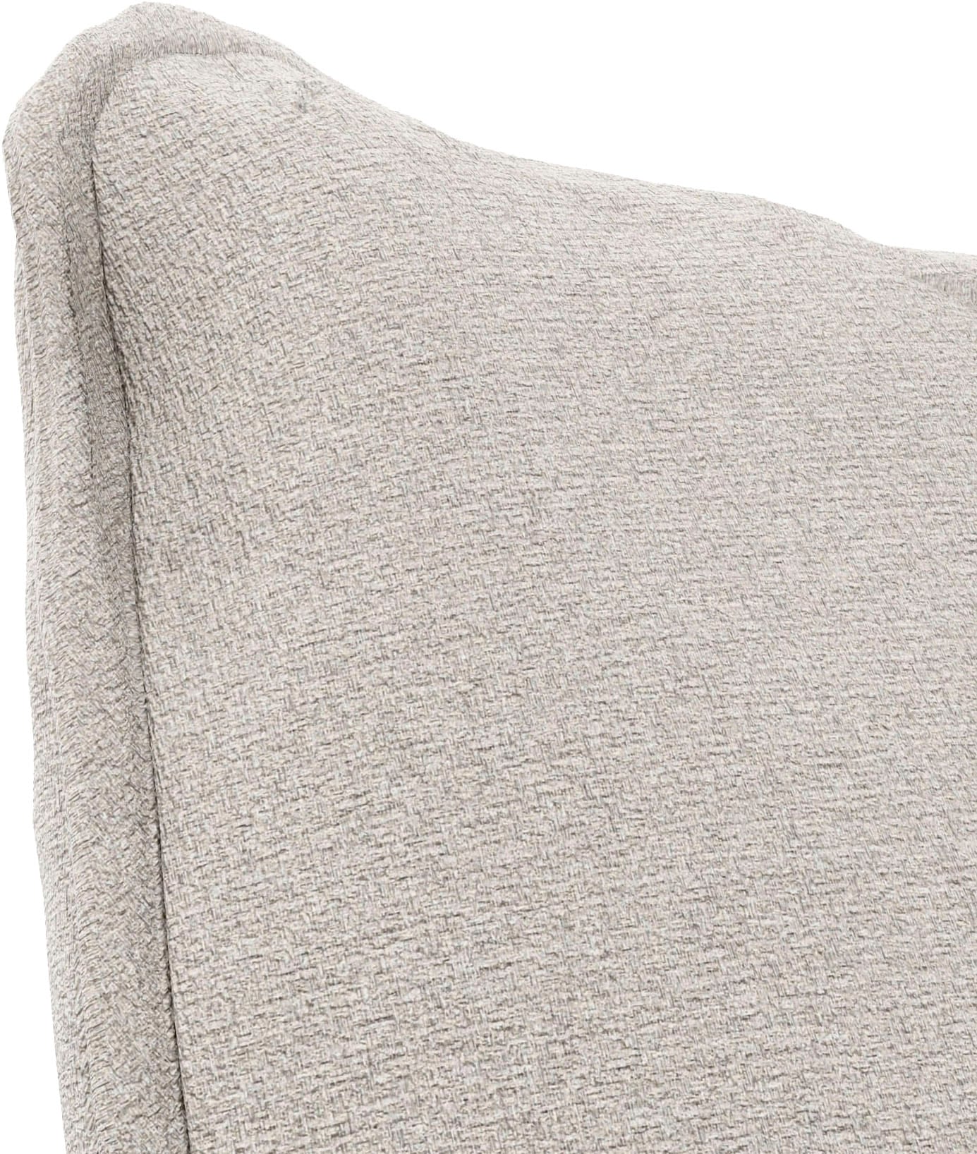 TRENDMANUFAKTUR Ecksofa »Fordon, Schlafsofa mit Bettkasten, Couch in L-Form, Breite 250 cm« in Struktur LUMOS, 3D-Effekt, sandgrau, Recamiere rechts