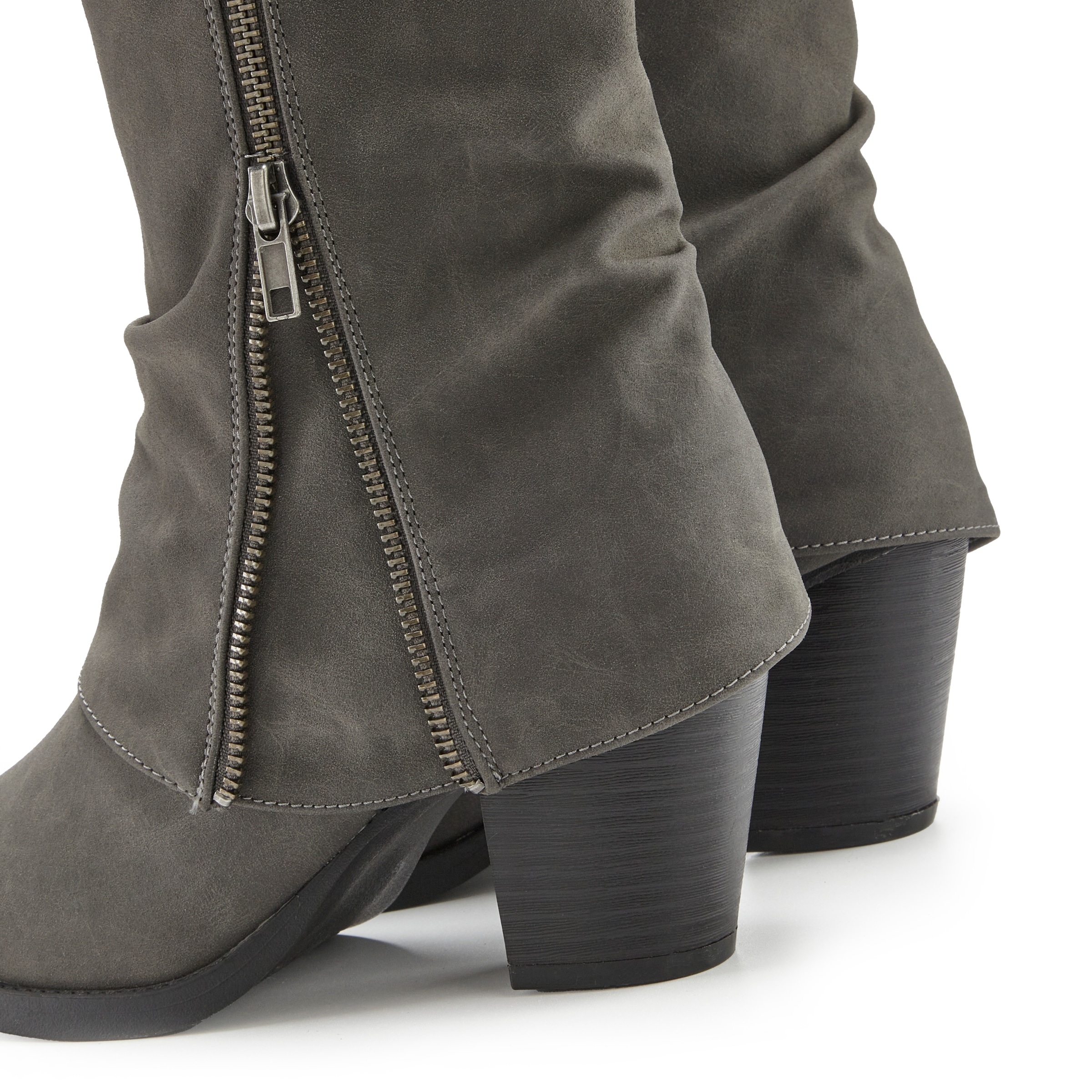 LASCANA Bottes »Stiefelette, Boots, Cowboy-Stiefel,«  NEU mit Blockabsatz und modischem Zierreissverschluss