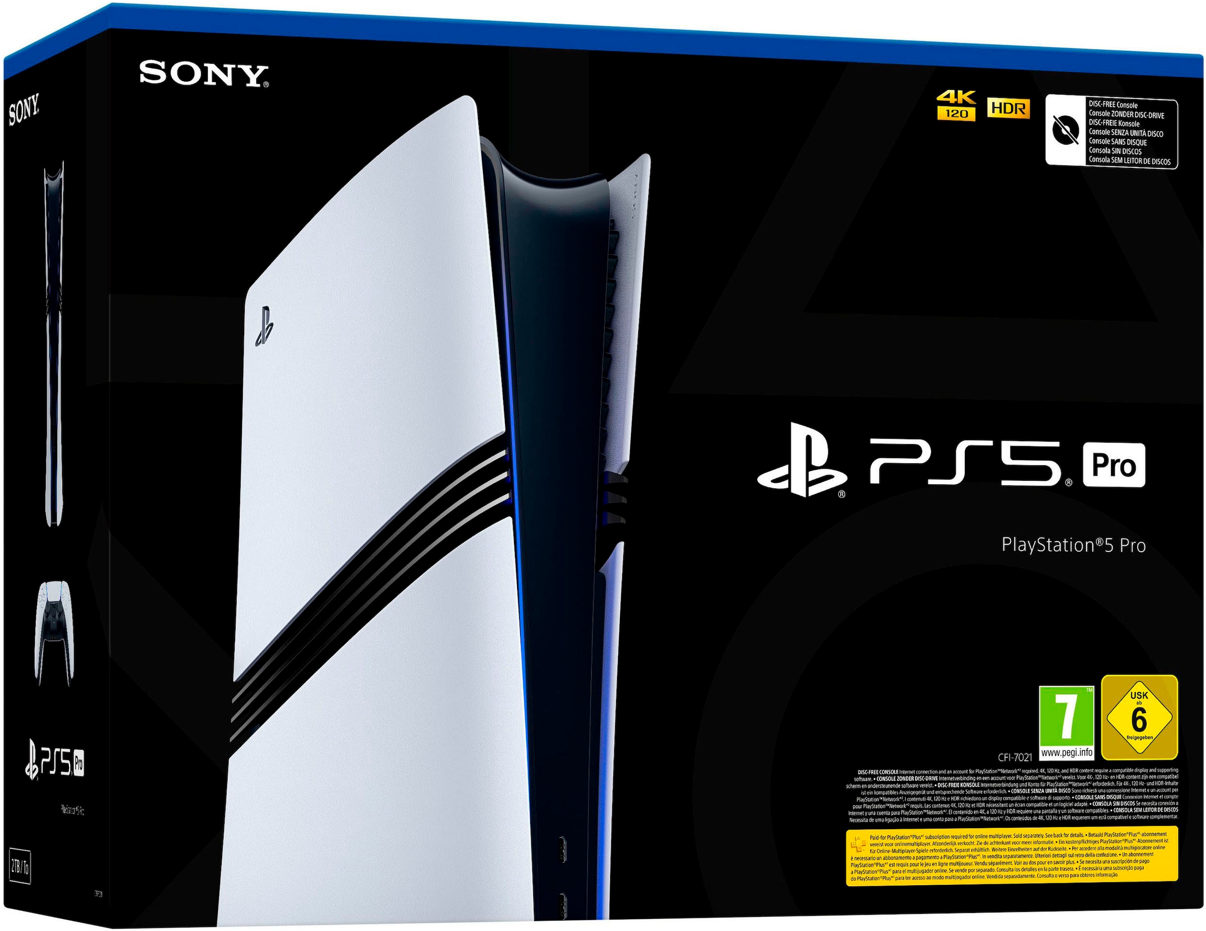 PlayStation 5 Console de jeu »PlayStation 5 Pro 2TB« 2 To