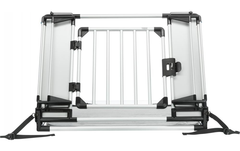 TRIXIE Tierabsperrgitter »Auto-Gitter Universal« Aluminium | Kunststoff Montage ohne Bohren und Schrauben 114 cm breit