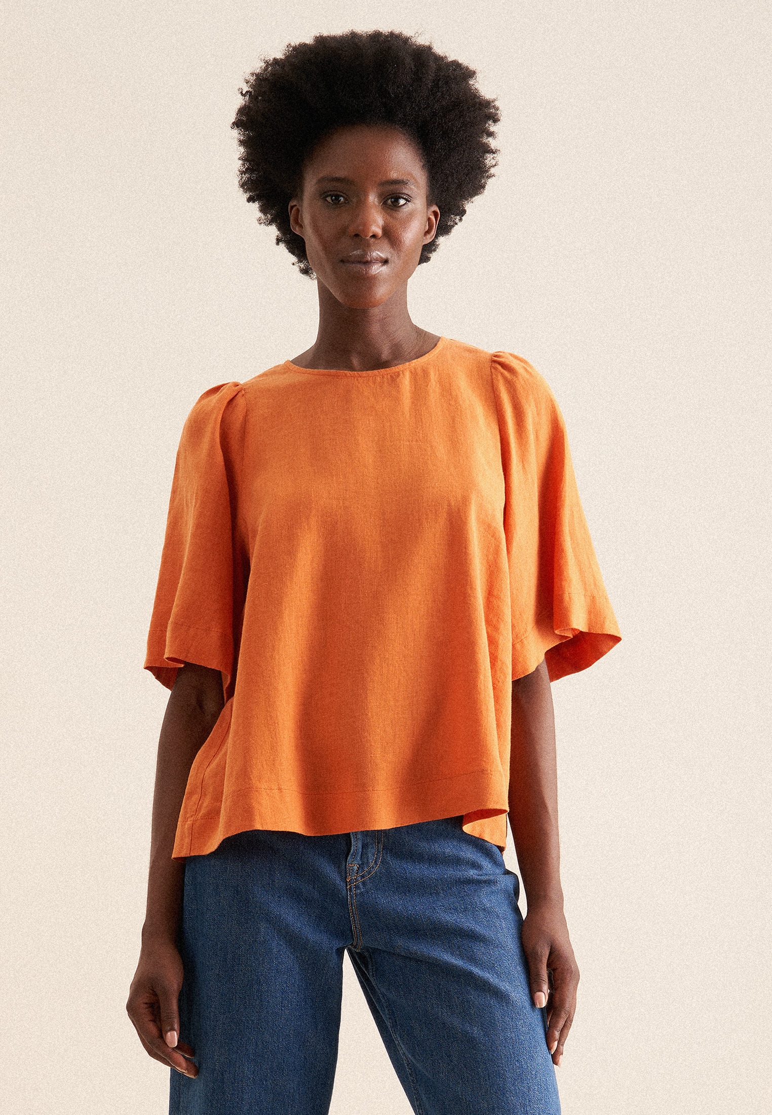 seidensticker Shirtbluse »Schwarze Rose« 1/2 Rundhals Uni