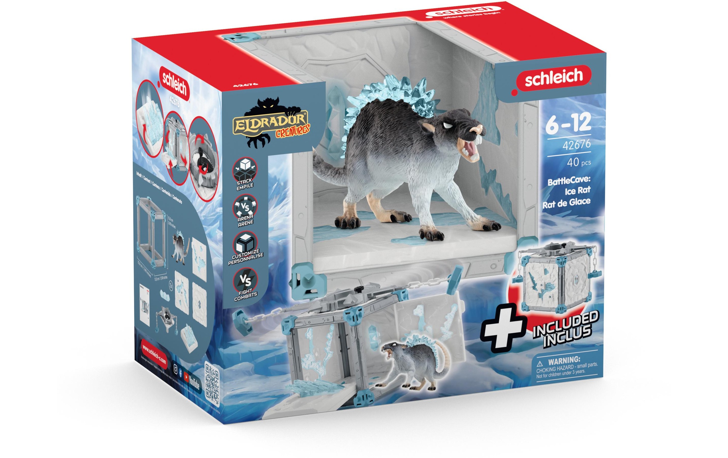 Schleich® Spielfigur »BattleCave Eisratte«