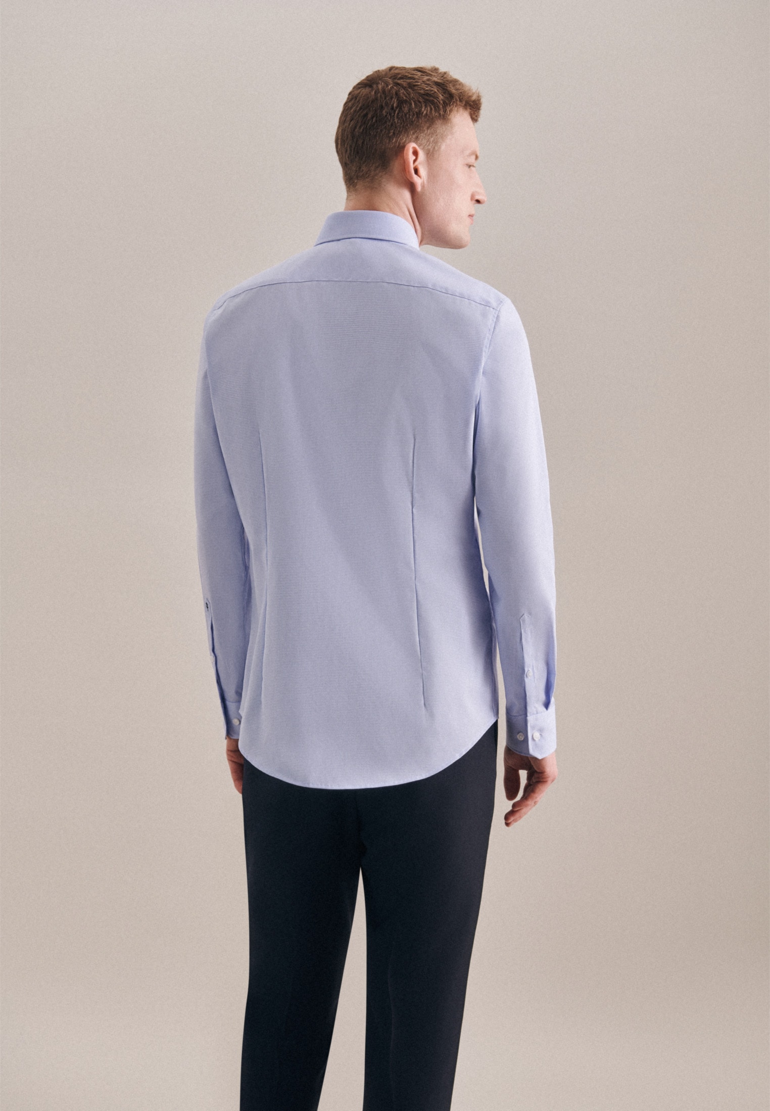 seidensticker Businesshemd »Slim« Slim Langarm Kentkragen Karo