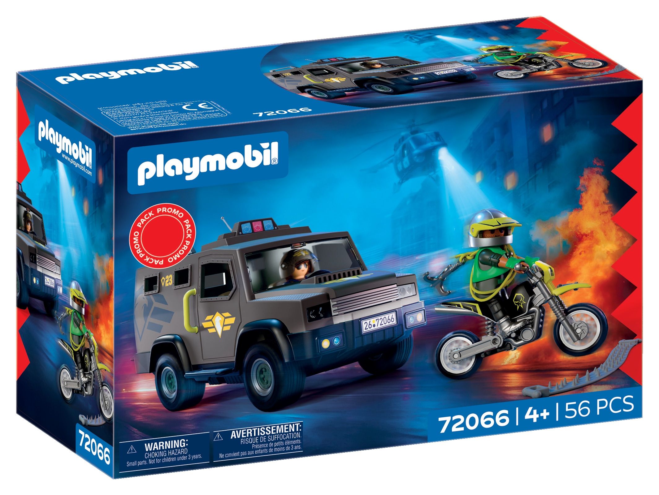 Playmobil® Jeu de construction »SWAT-Einsatzfahrzeug (72066), City Action« Made in Europe