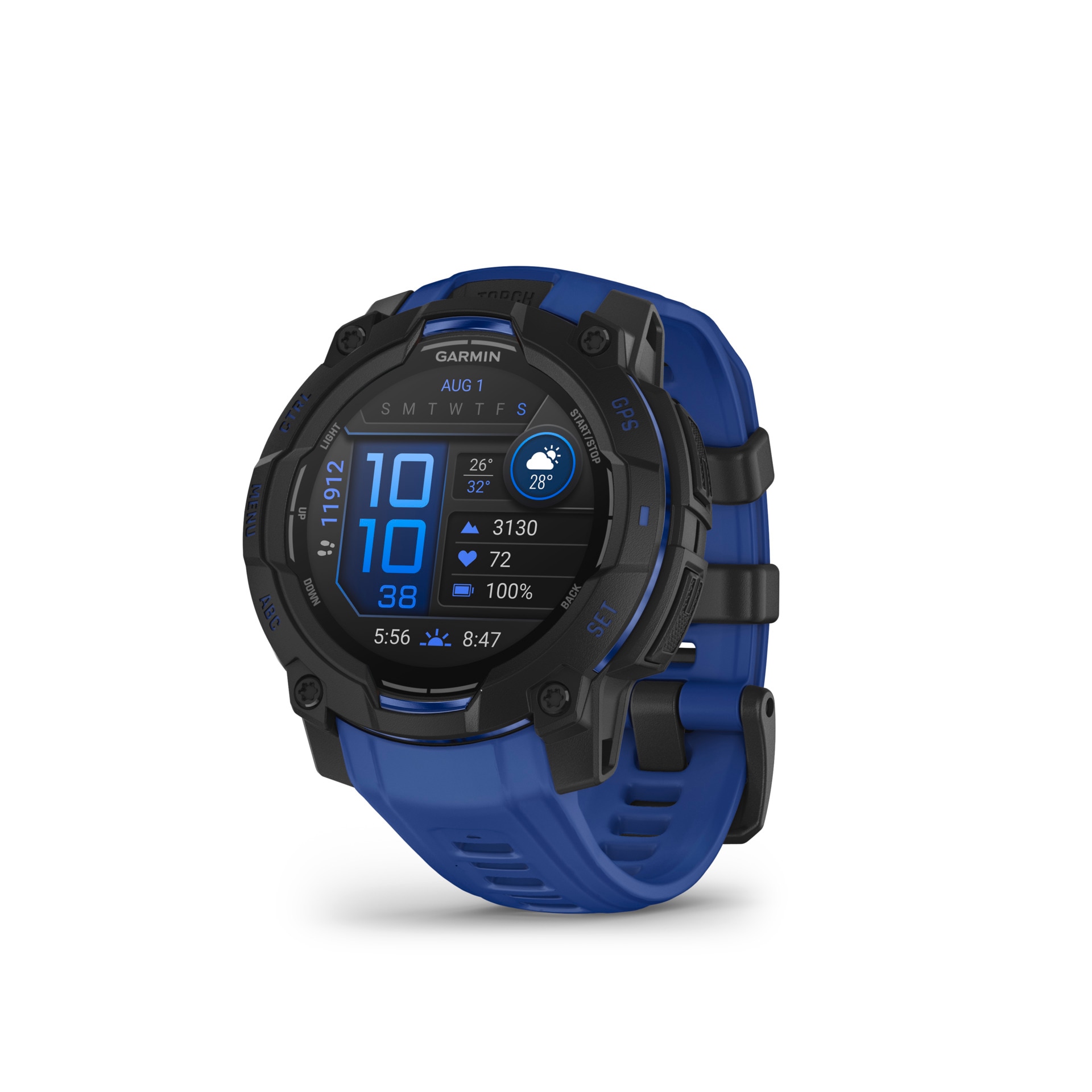 Garmin Smartwatch »Instinct 3 AMOLED 45mm« (3 cm / 1,2 ″)