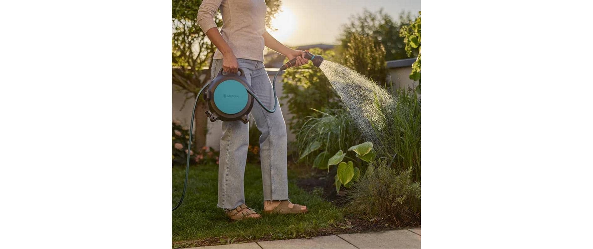 GARDENA Schlauchbox »Move, 10m Schlauch« Schlauchaufbewahrung