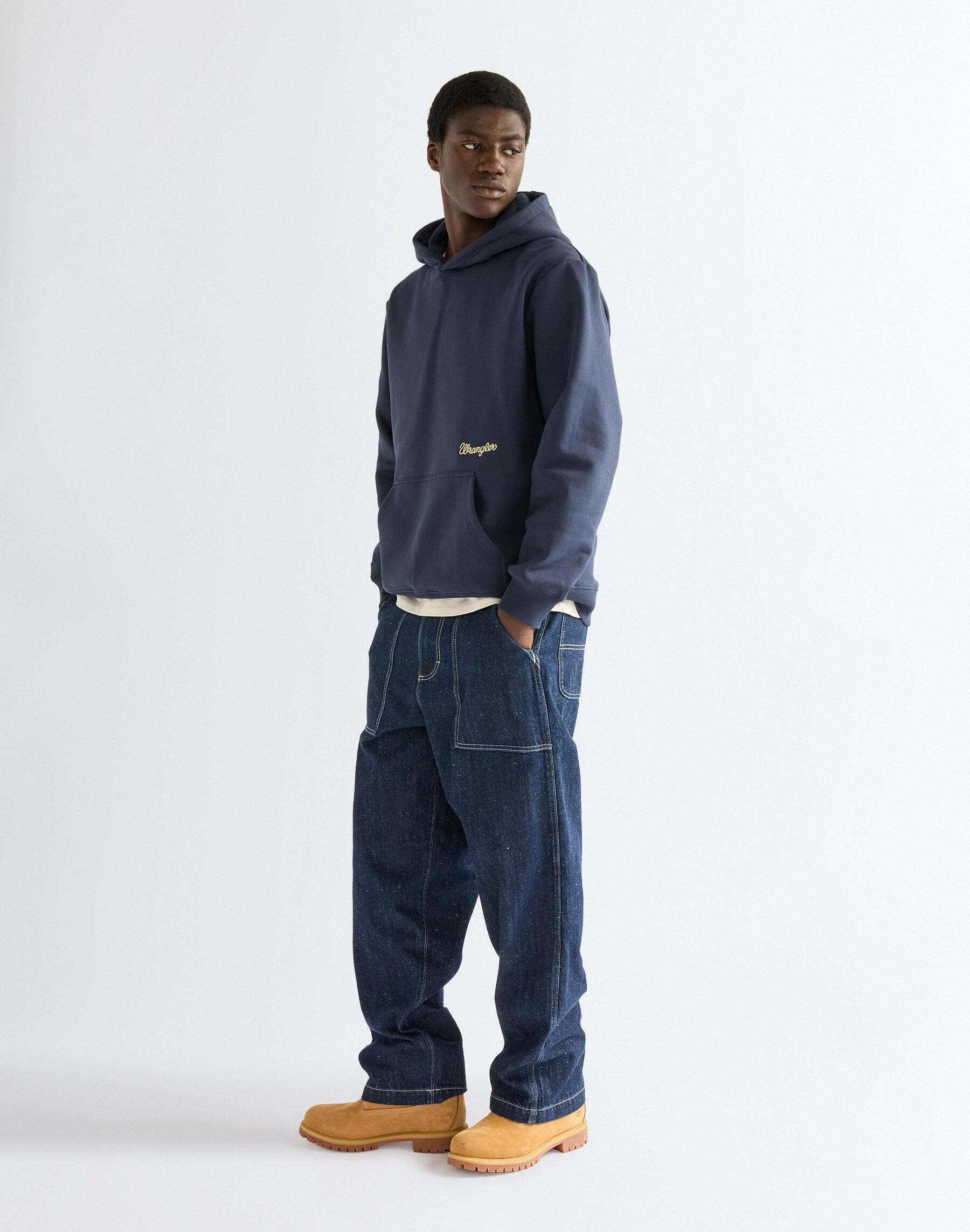 Wrangler Pull à capuche »WRANGLER Kapuzenpullover Embroidery«