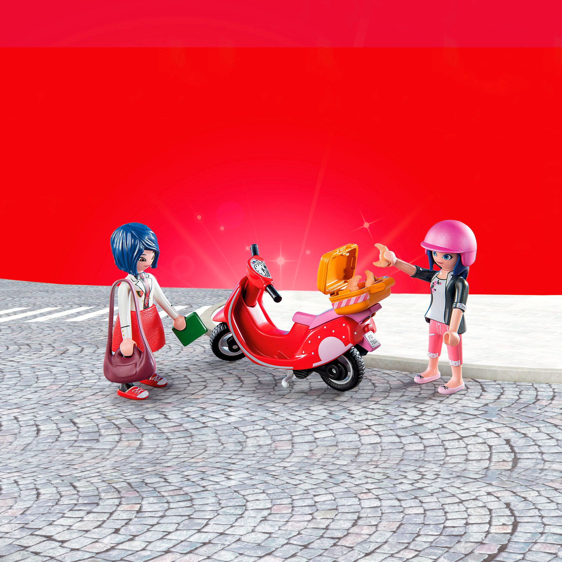 Playmobil® Jeu de construction »Miraculous: Rollerfahrt durch Paris (71864)« fabriqué en Europe