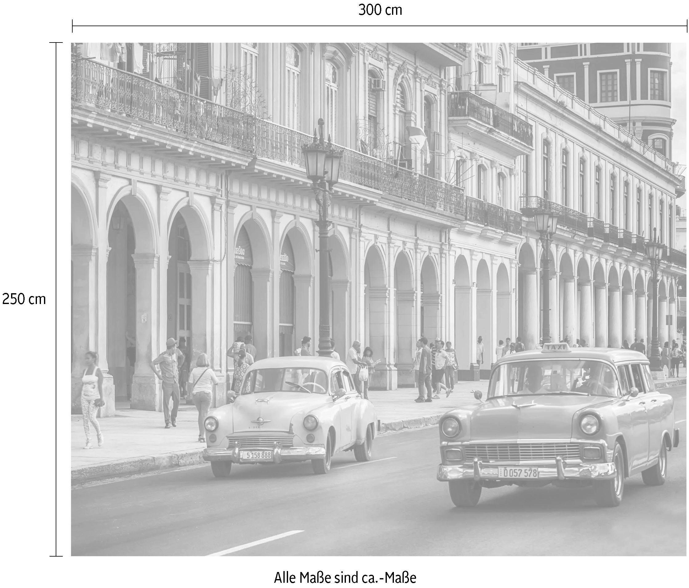 Komar Vliestapete »Digitaldruck Vlies -  Cuba - Grösse 300 x 250 cm« bedruckt glatt Wohnzimmer, Schlafzimmer