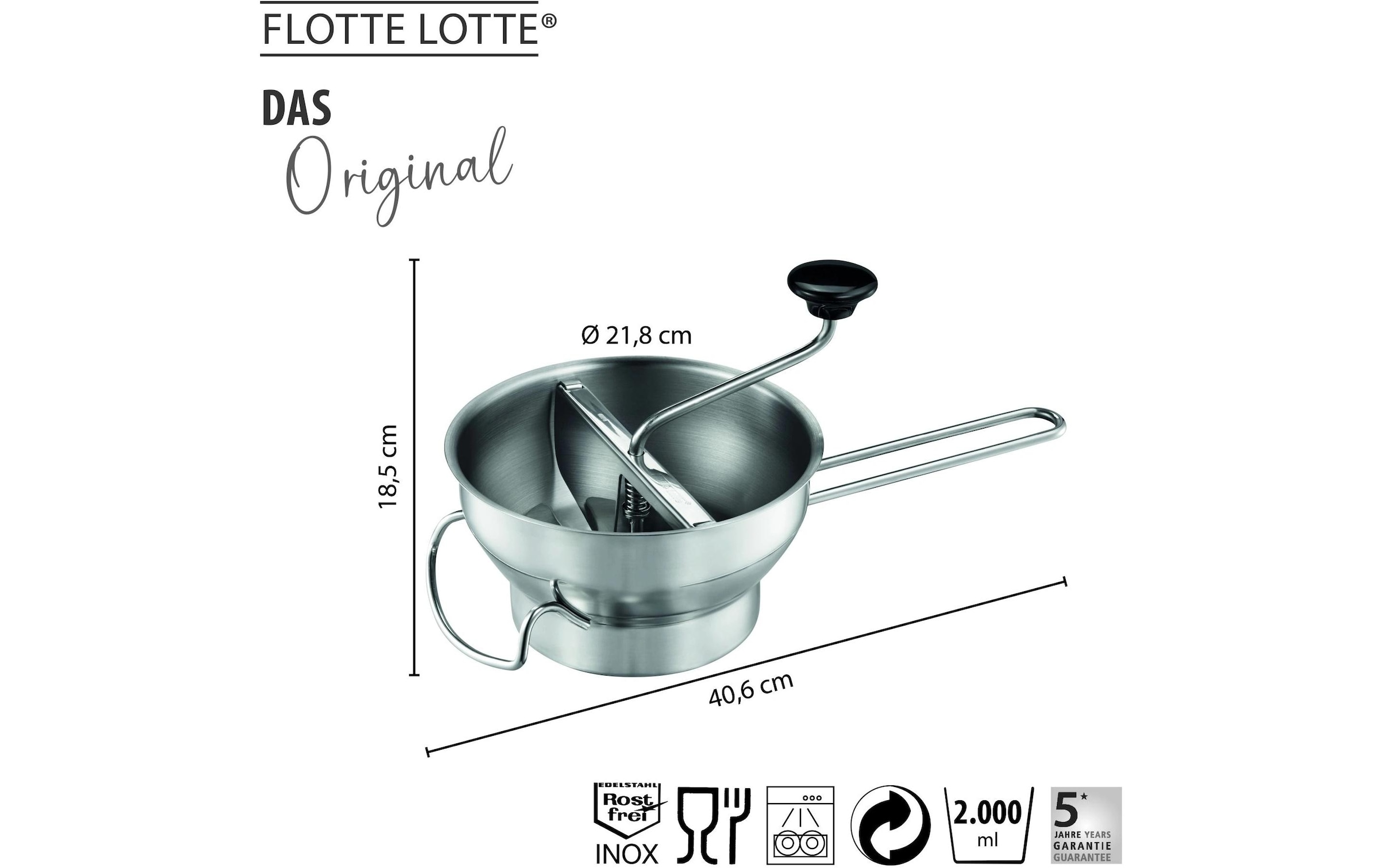 GEFU Passetout »FLOTTE LOTTE®« auswechselbare Lochscheiben (1 mm, 3 mm und 5 mm)