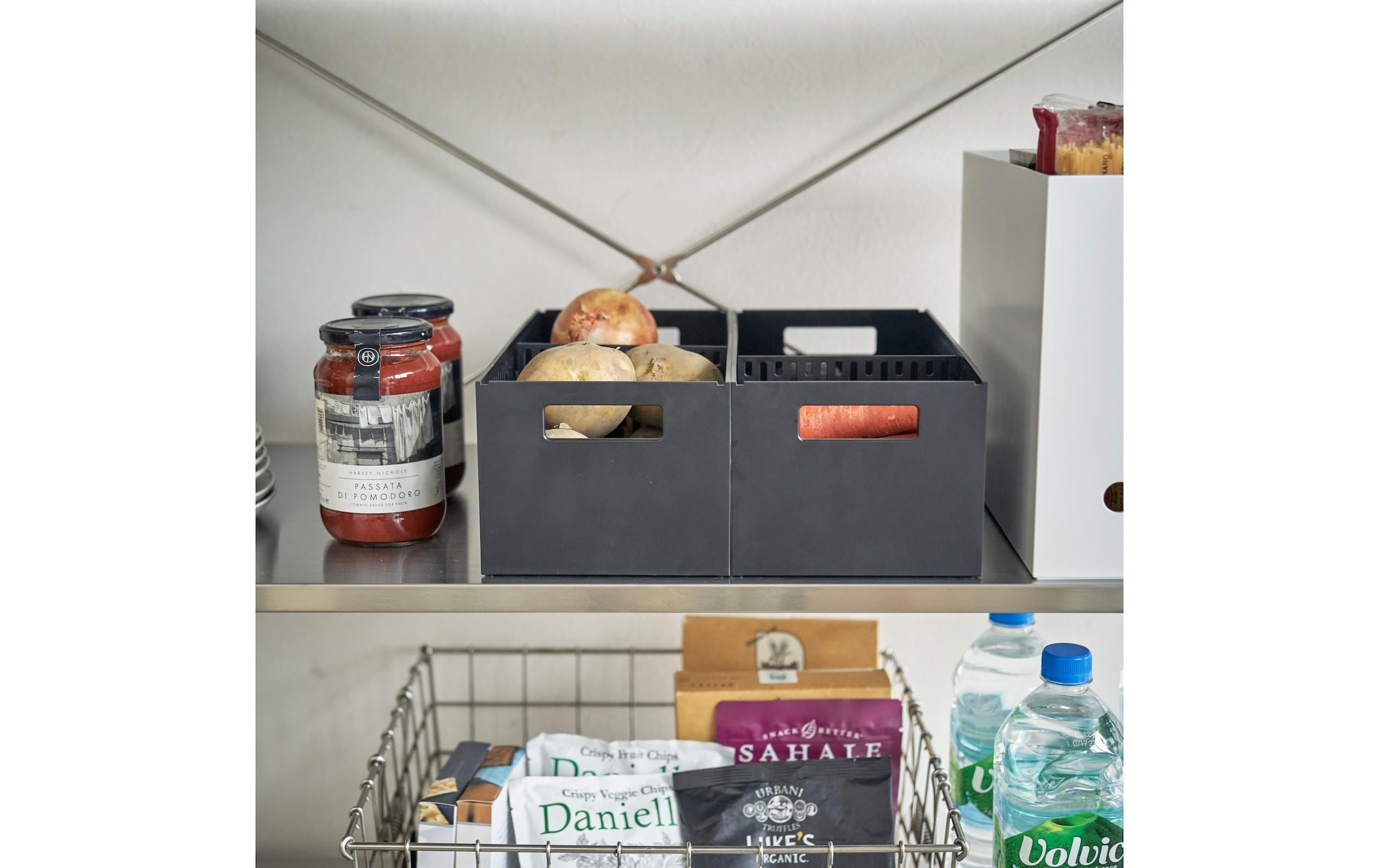 Yamazaki Panier de rangement »Tower 15,3 x 32 x 12,2 cm«