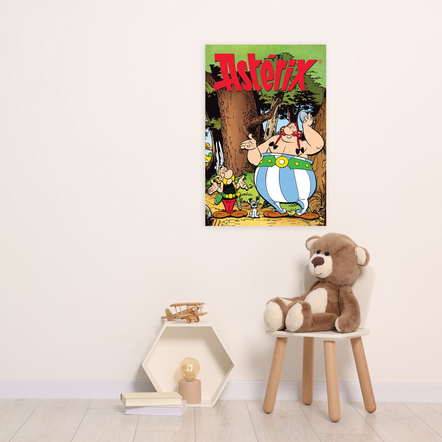 LuckyLinde Leinwandbild »Asterix, Obelix und Idefix III« Fantasy | Figuren | Film | Filmfiguren 1 Stk. tlg. Canvasbild Wanddeko Bild zum Film "Kampf der Häuptlinge"