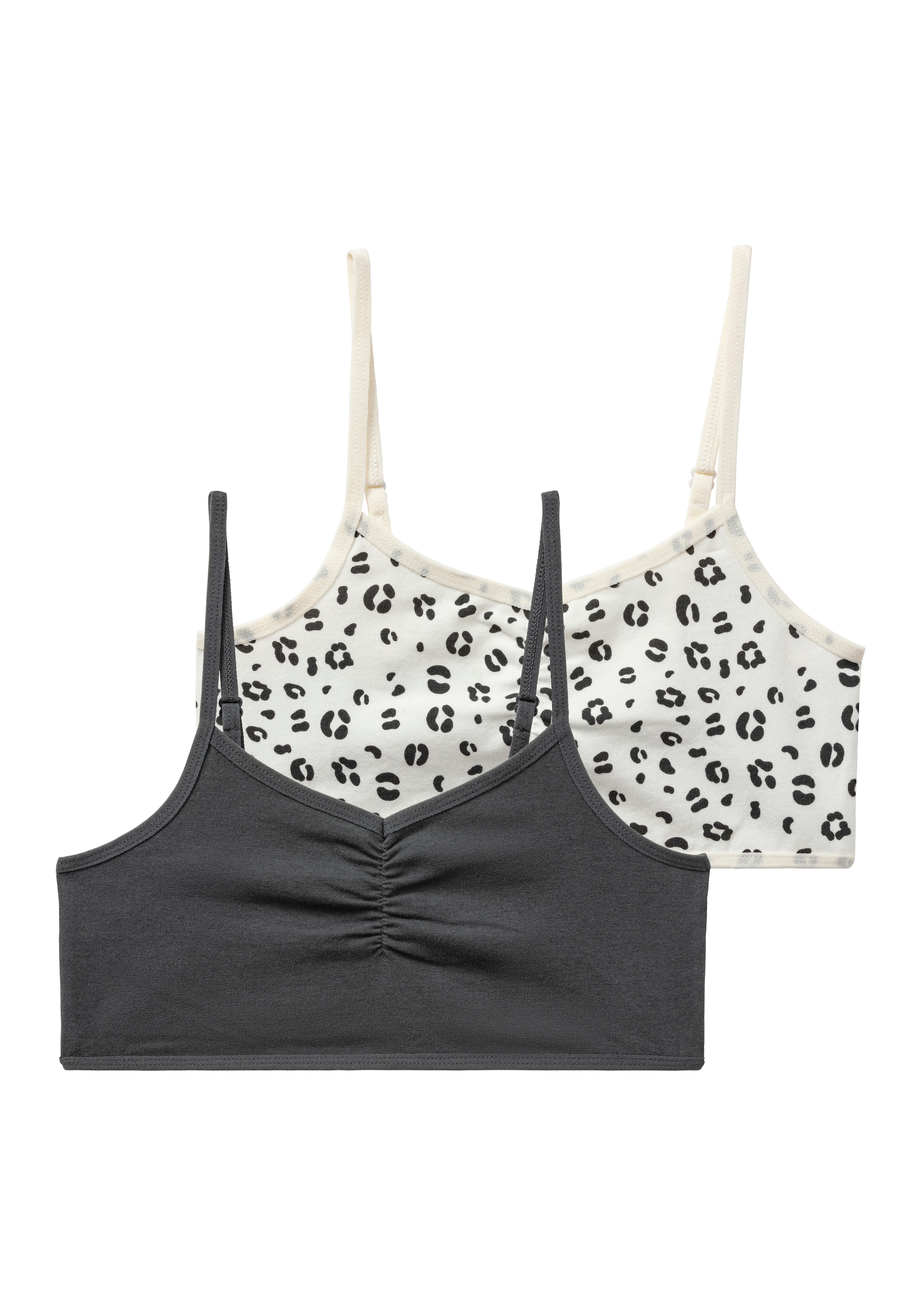 Buffalo Bustier Paquet, 2 cuis avec bretelles réglables, uni ou imprimé