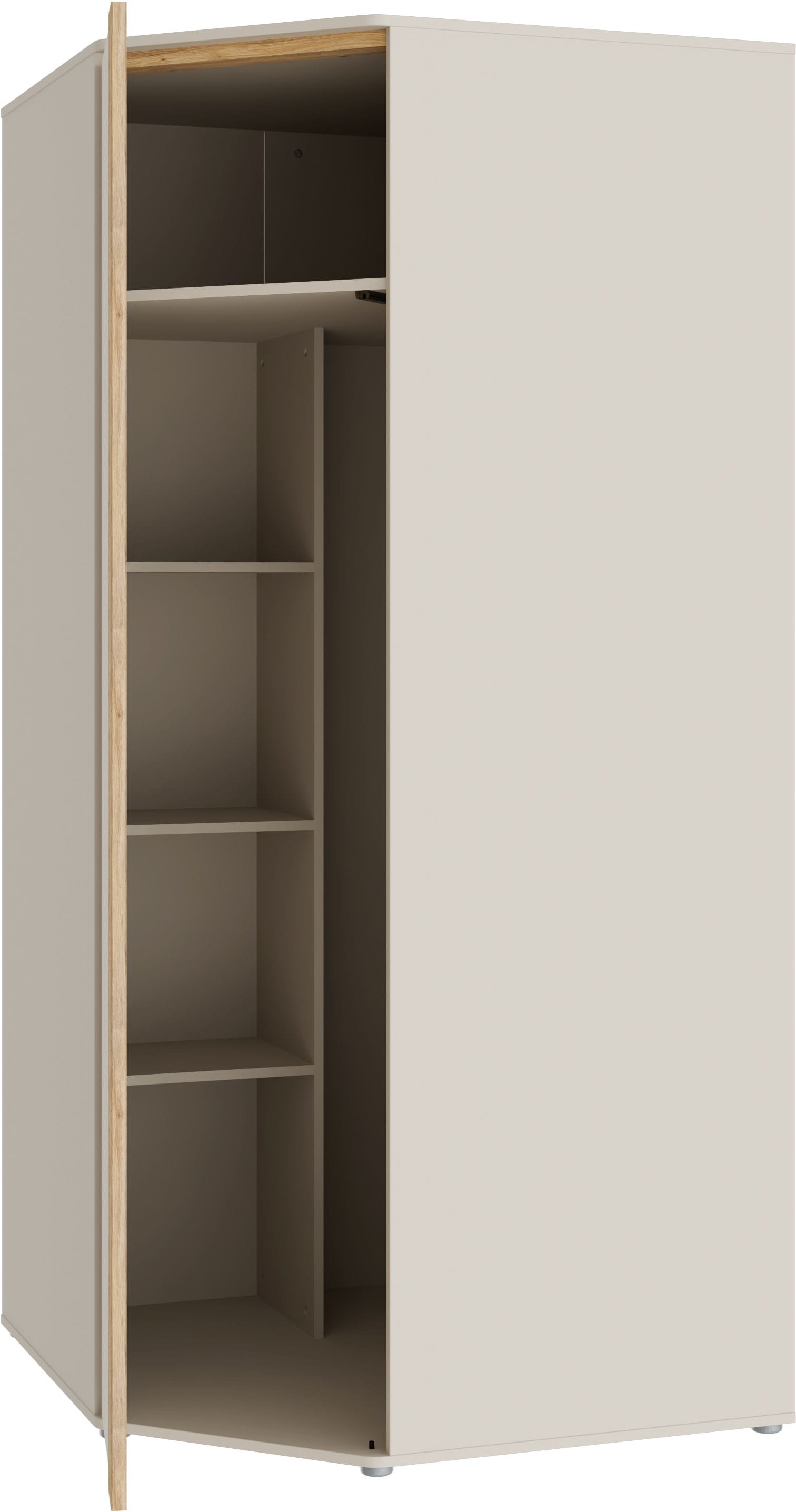 FORTE Eckkleiderschrank B/H/T 92,2/193,7/92,2 cm