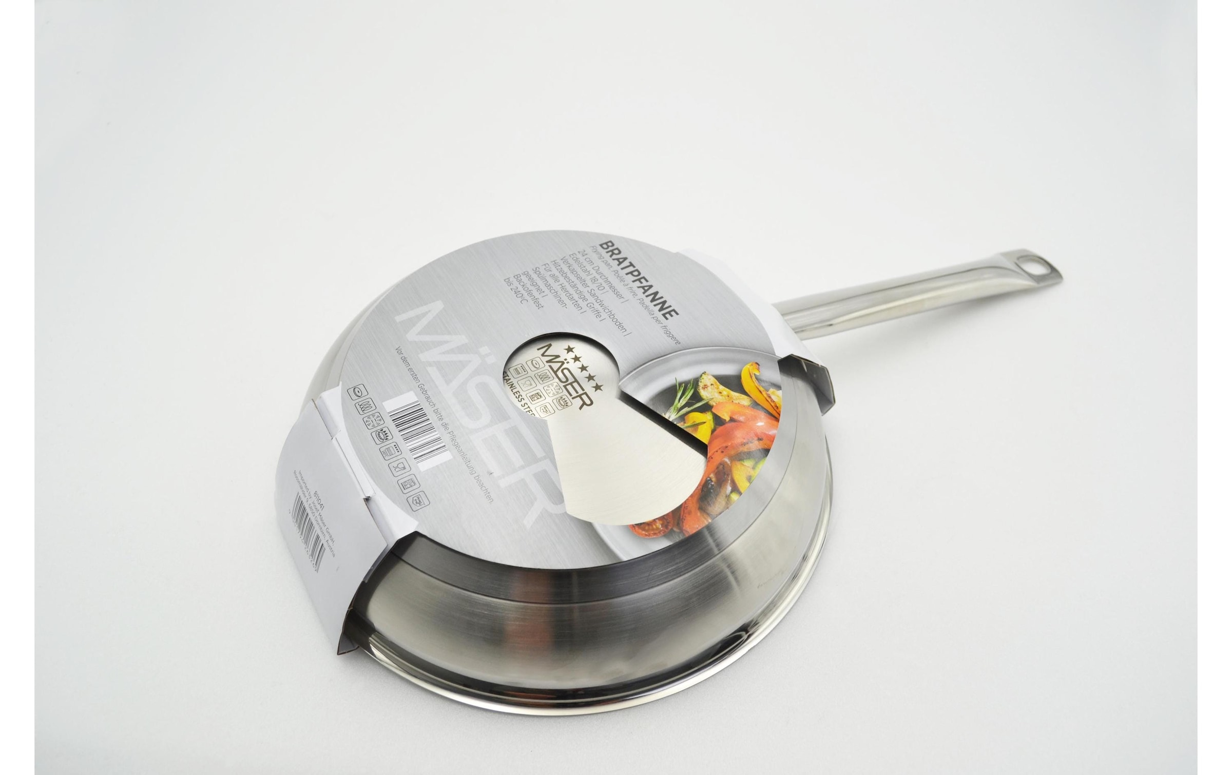 MÄSER Bratpfanne »Mäser Bratpfanne PROFESSIONAL I« Cromargan® Edelstahl Rostfrei 18/10 1 tlg. tlg.