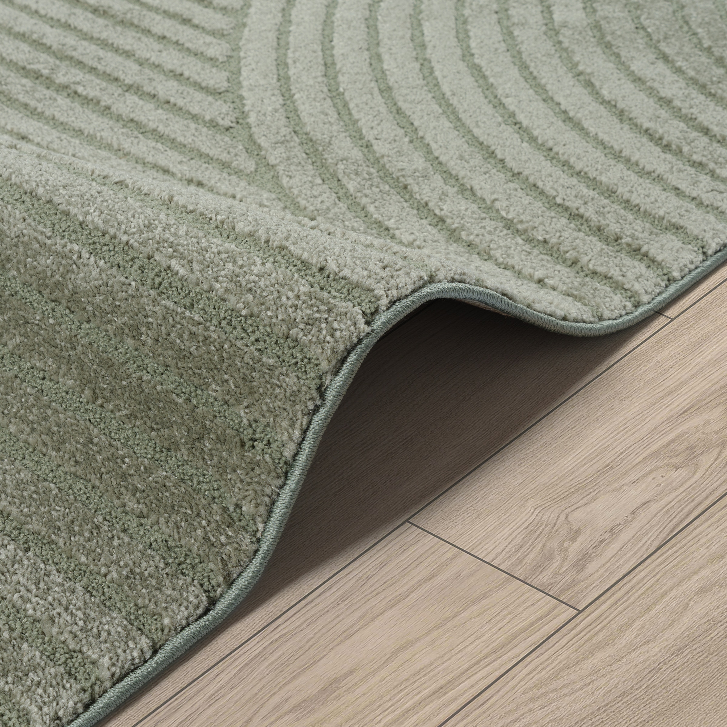 GOODproduct Tapis design »Eliaan 3D Optik/Hoch-Tief Effekt« Rectangulaire 14 mm Höhe hohe Flordichte und angenehm weich, Teppich Wohnzimmer Boho Design