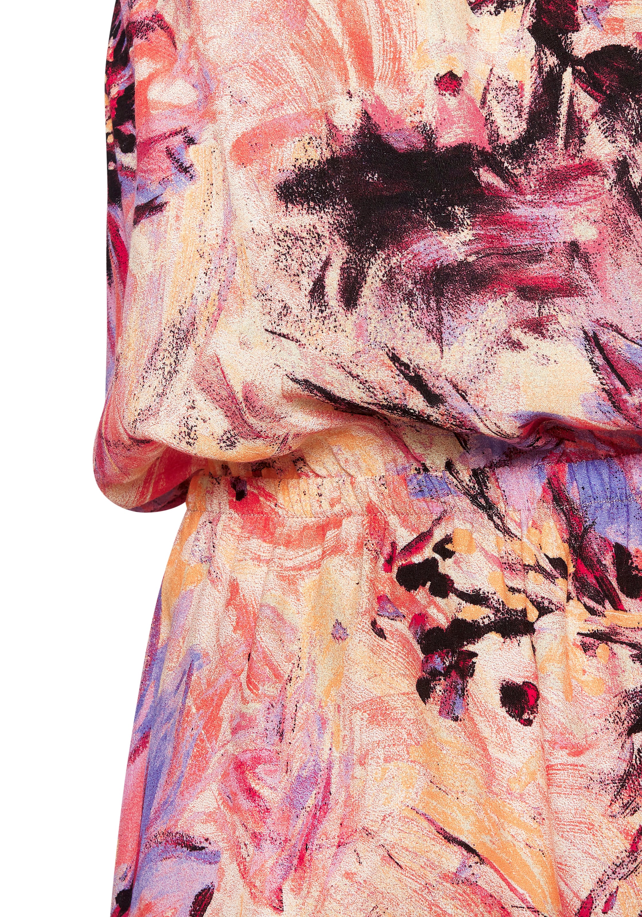 LASCANA Bandeaukleid mit Alloverprint